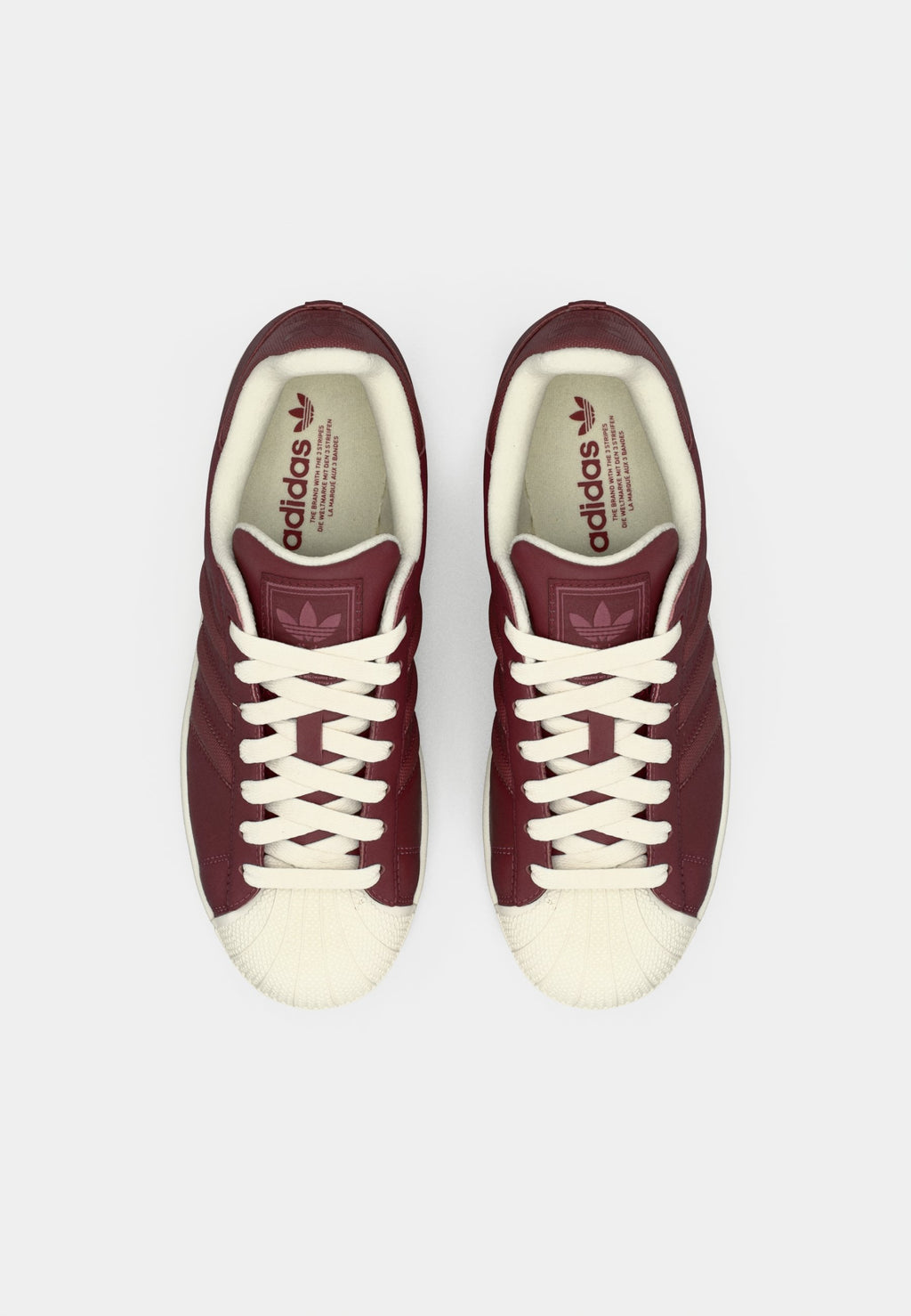 SUPERSTAR II UNISEX - Spor Ayakkabı - gölge kırmızı/kirli beyaz