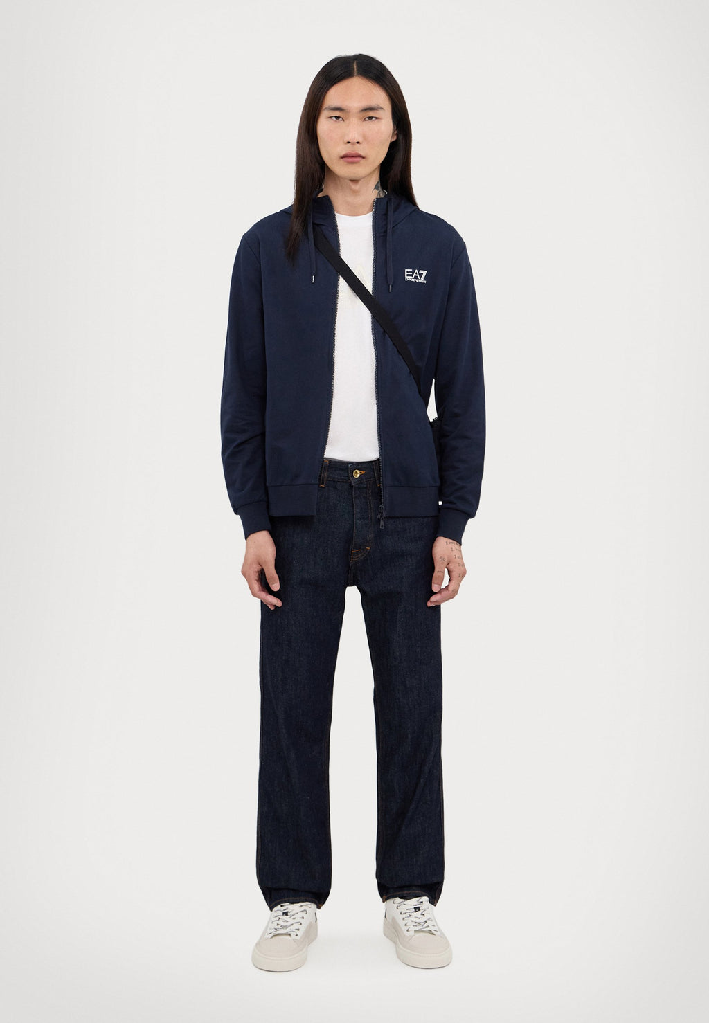 TRAIN CORE UNISEX - Zip-up sweatshirt - armani blue