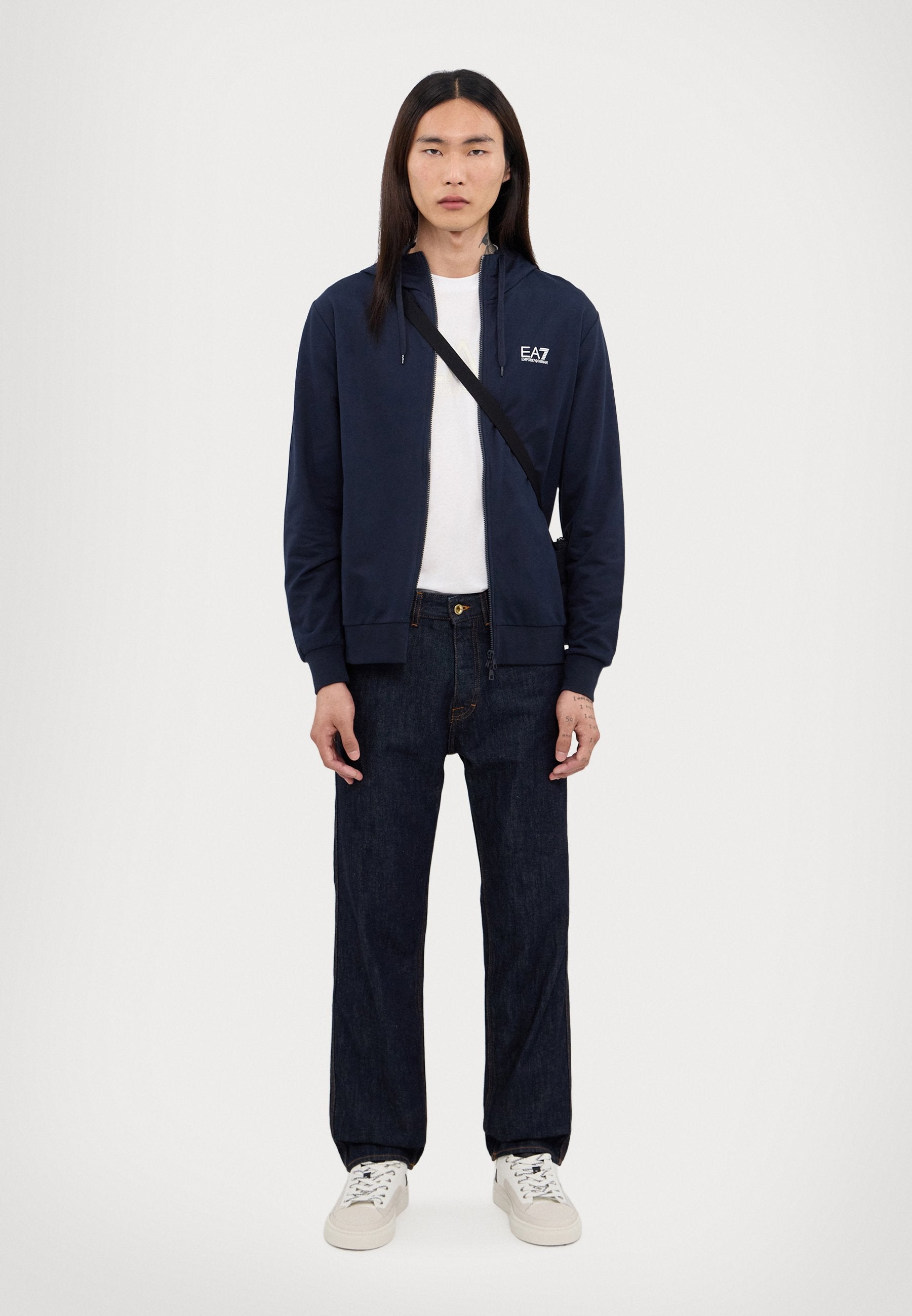 TRAIN CORE UNISEX - Zip-up sweatshirt - armani blue