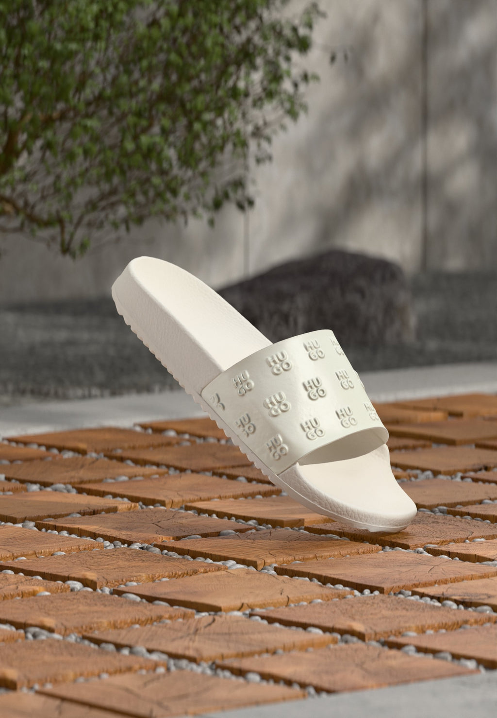 TIMEIN - Pool slides - open white