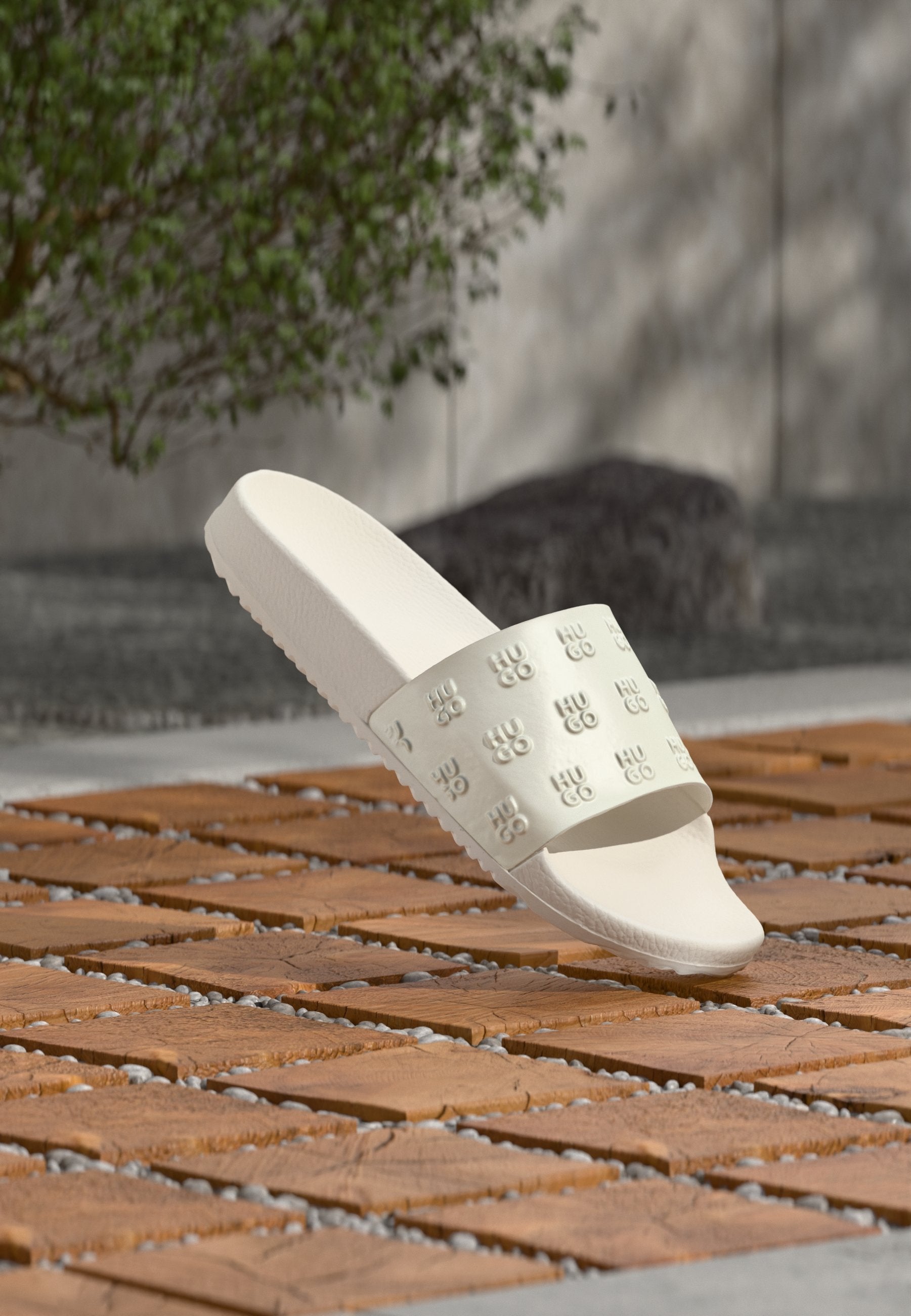 TIMEIN - Pool slides - open white