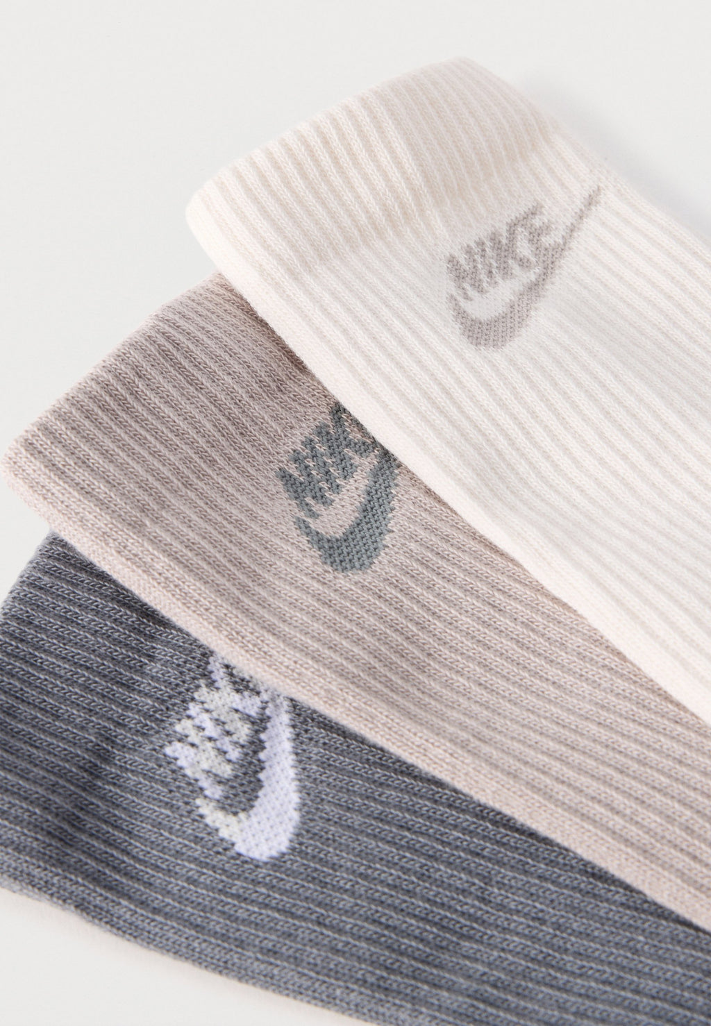 FUTRA UNISEX 3 PACK - Socks - smoke grey
