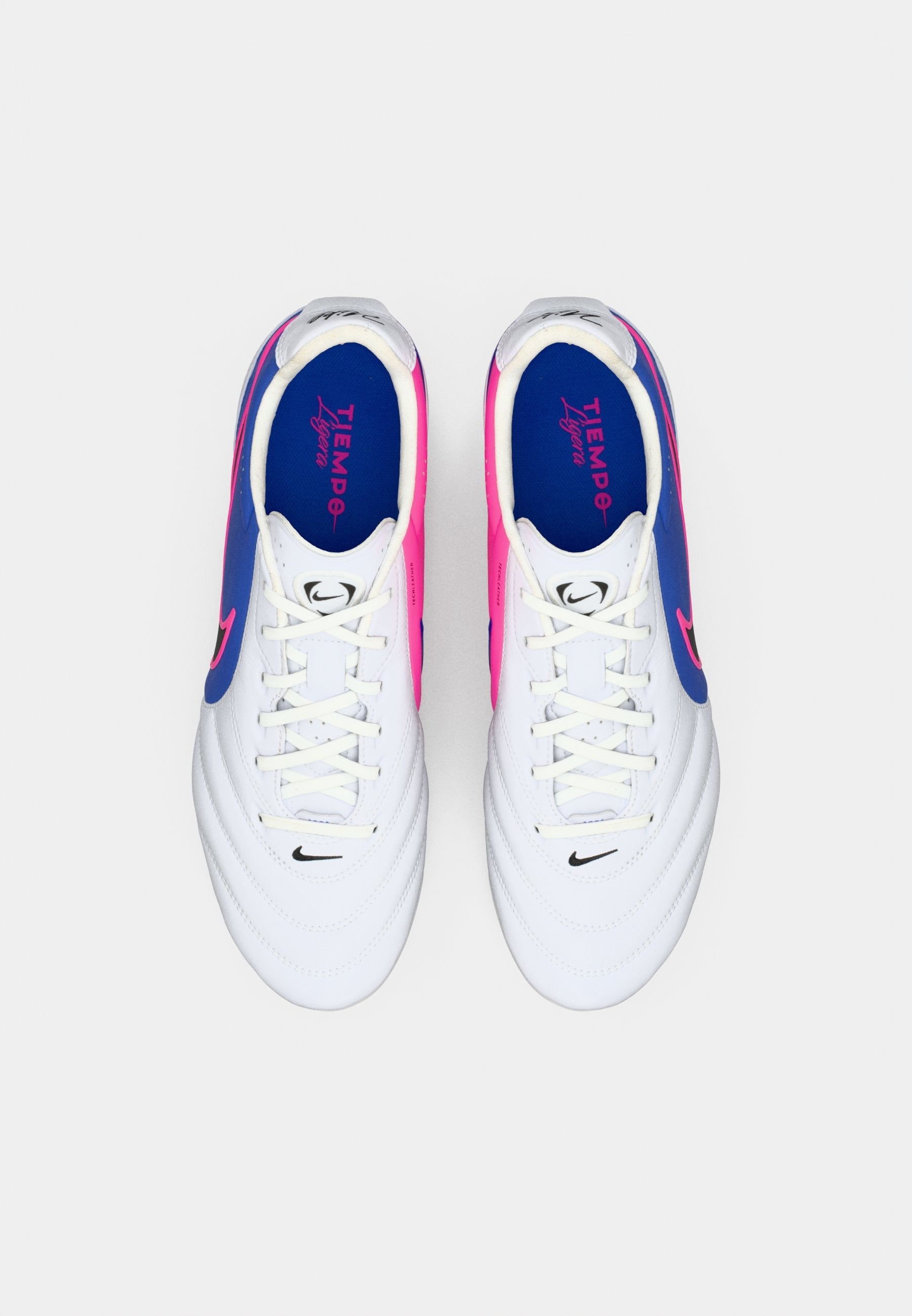 TIEMPO LIGERA PRO FG UNISEX - Firm-ground football boots - white/black/racer blue/pink blast