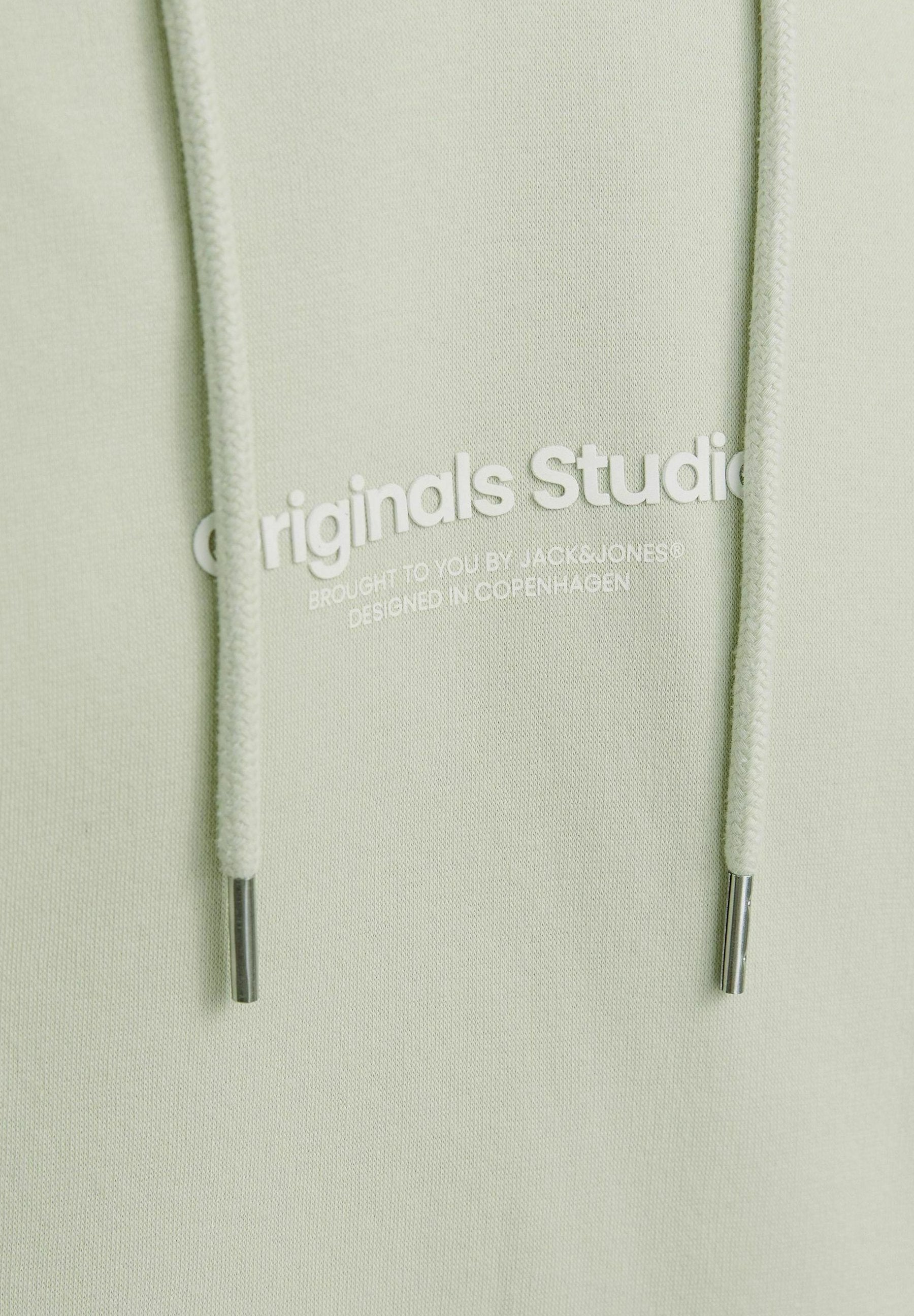 Printed - Hoodie - celadon tint
