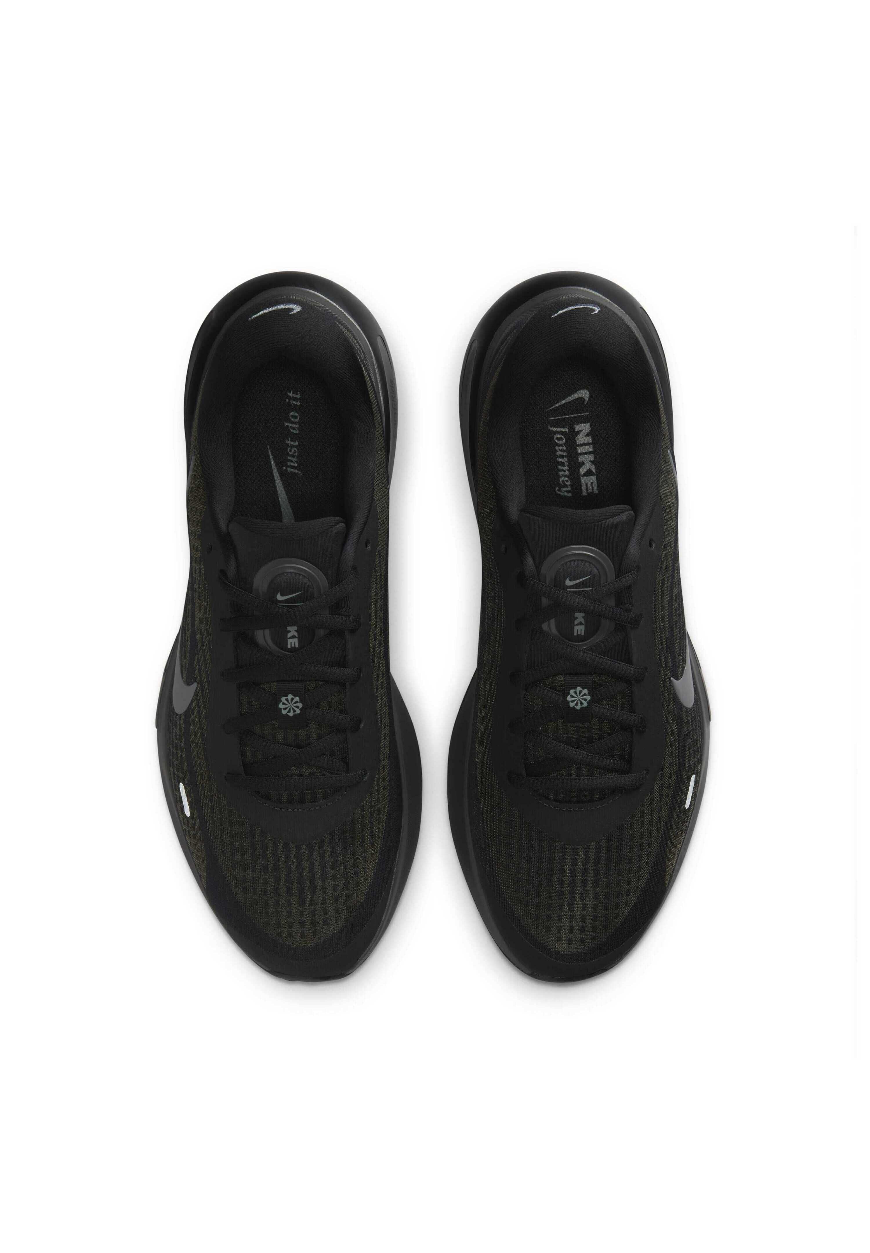 JOURNEY RUN - Road running shoes - black medium ash smoke grey