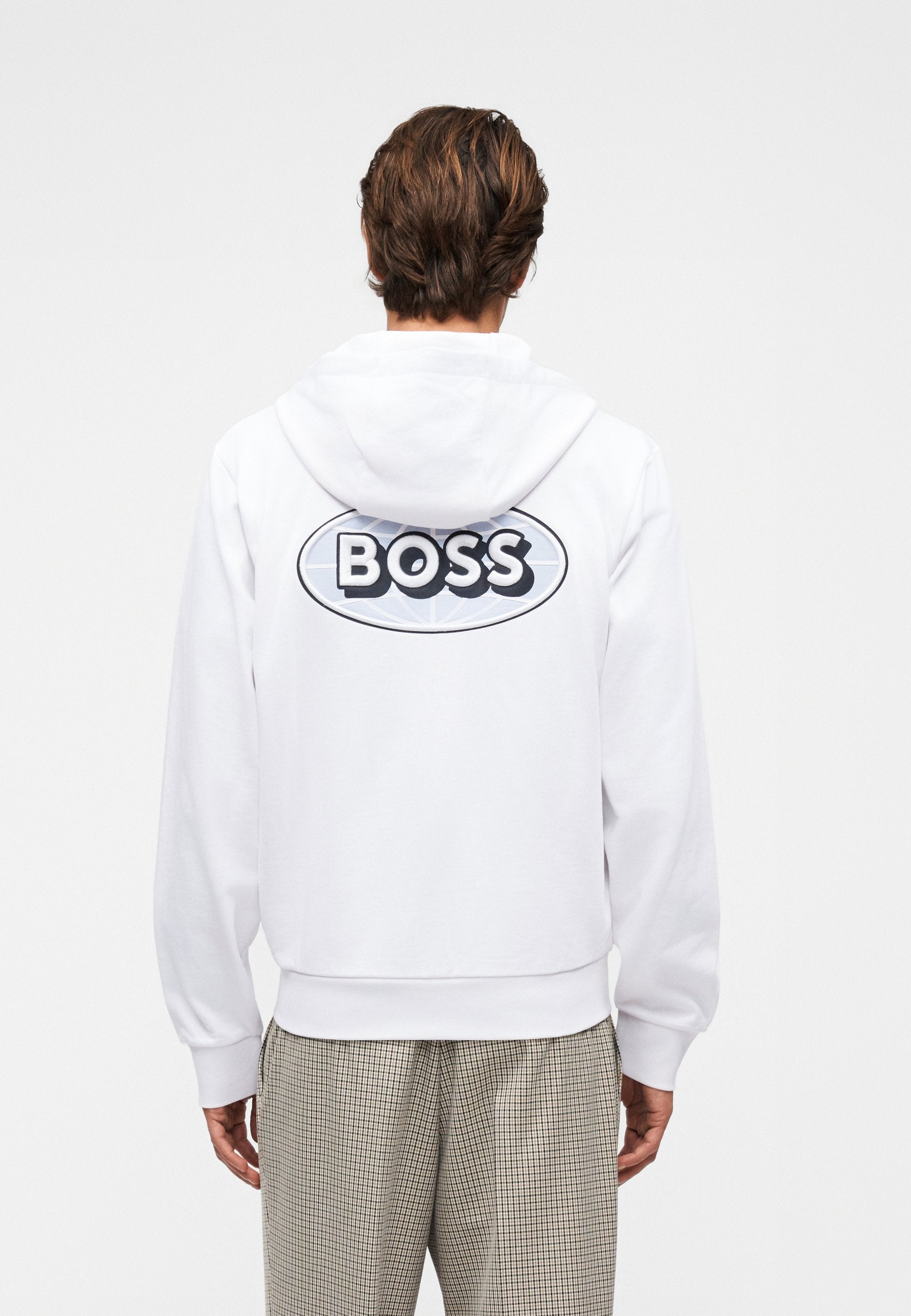 UNISEX - Zip-up sweatshirt - white