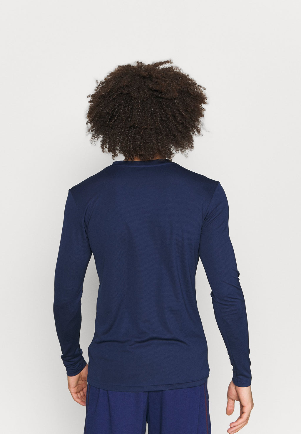 TEAM BASE TEE - Long sleeved top - dark blue