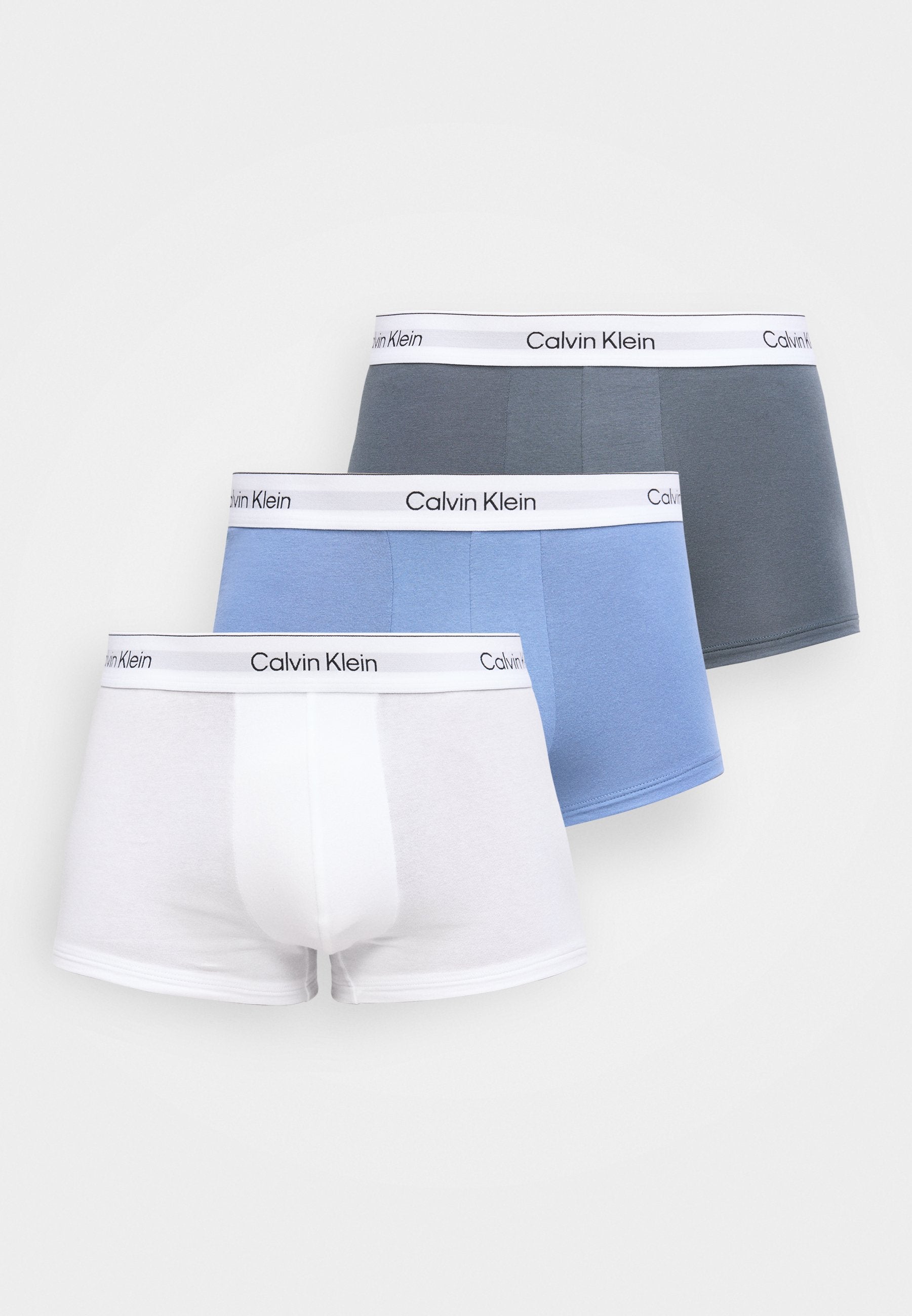 TRUNK ICON COTTON STRETCH 3 PACK - Trunks - white/blue tulip/turbulence