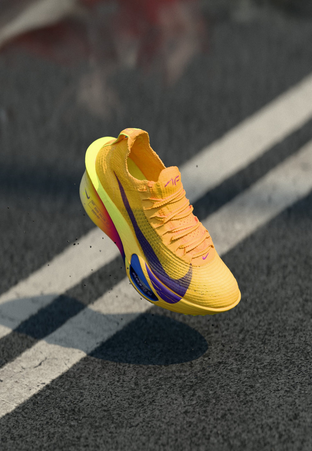 AIR ZOOM ALPHAFLY NEXT% 3 - Chaussures de running sur route - laser orange/indigo burst/citron pulse/volt ice/vivid purple/sapphire