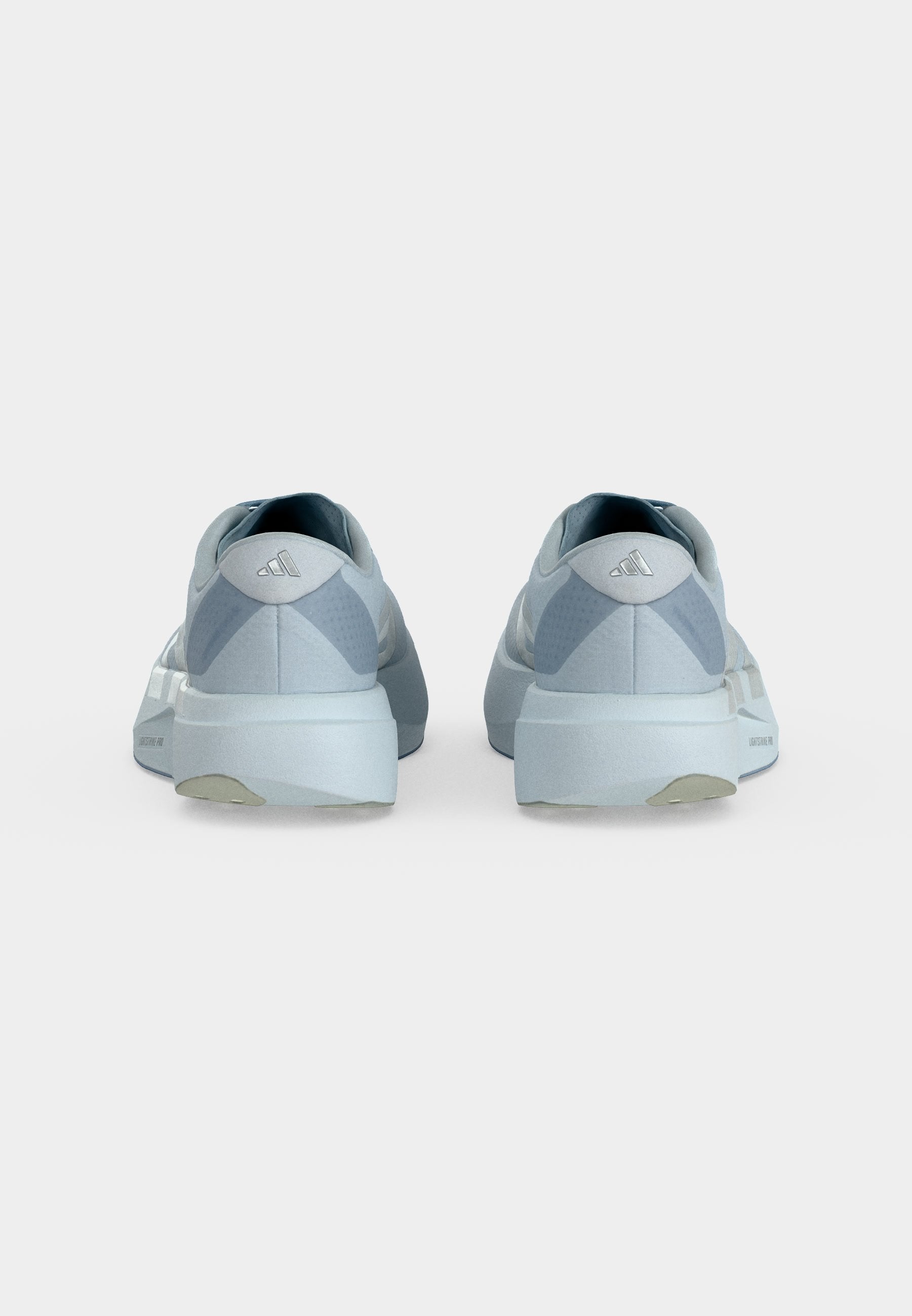 ADIZERO EVO SL WOVEN W - Road running shoes - halo blue/silver-coloured metallic/blue
