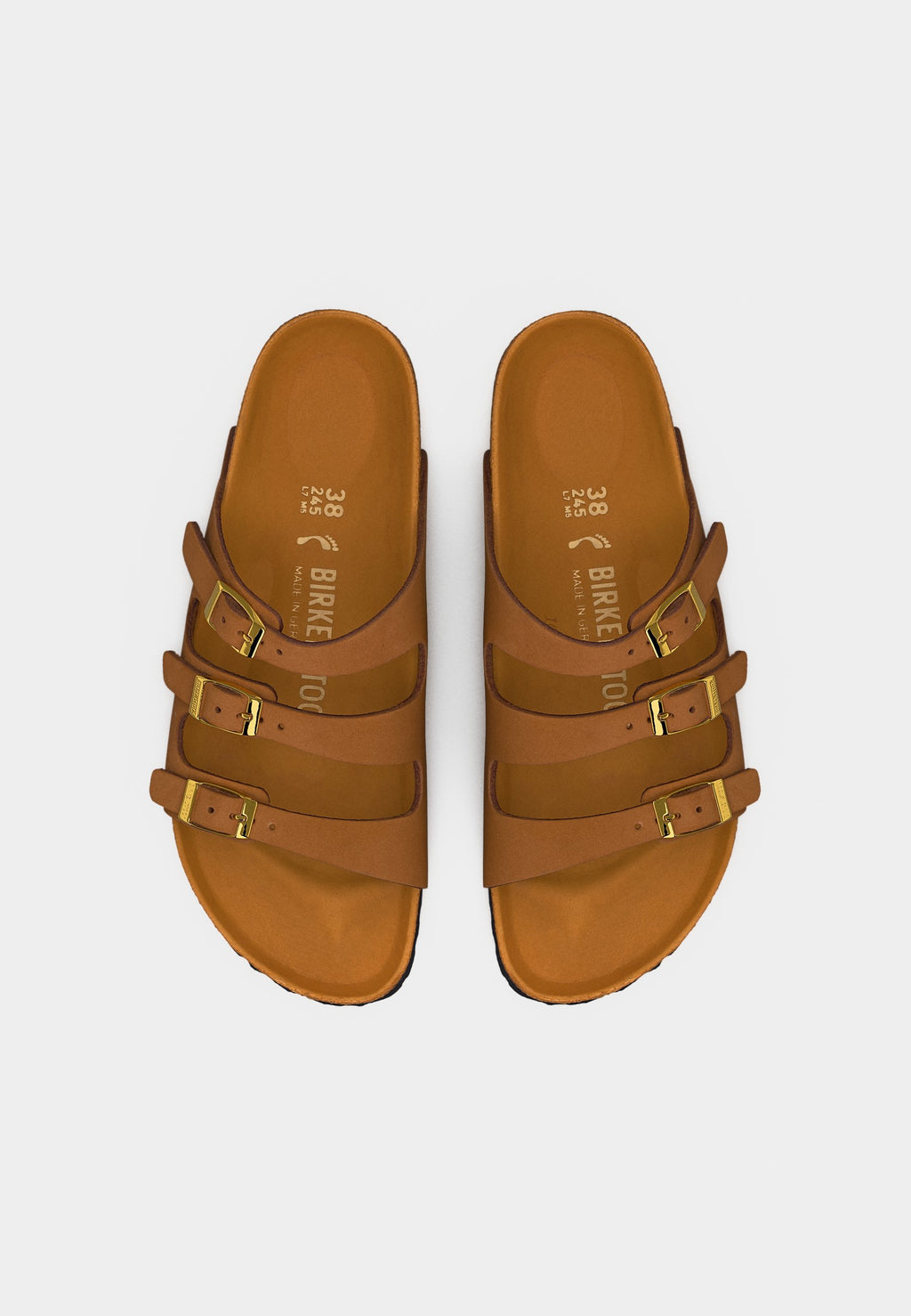 FLORIDA NARROW - Sandals - brown