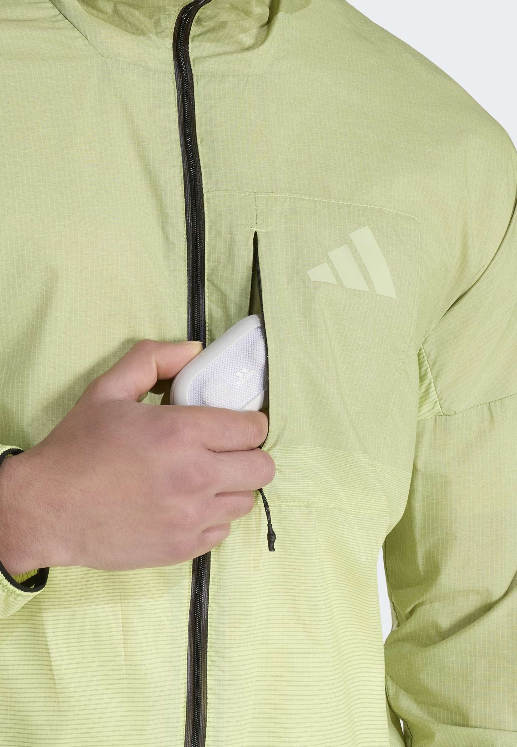 TERREX XPERIOR CLIMA365 LIGHT WINDWEAVE JACKET - Running jacket - semi frozen lemon/shadow olive