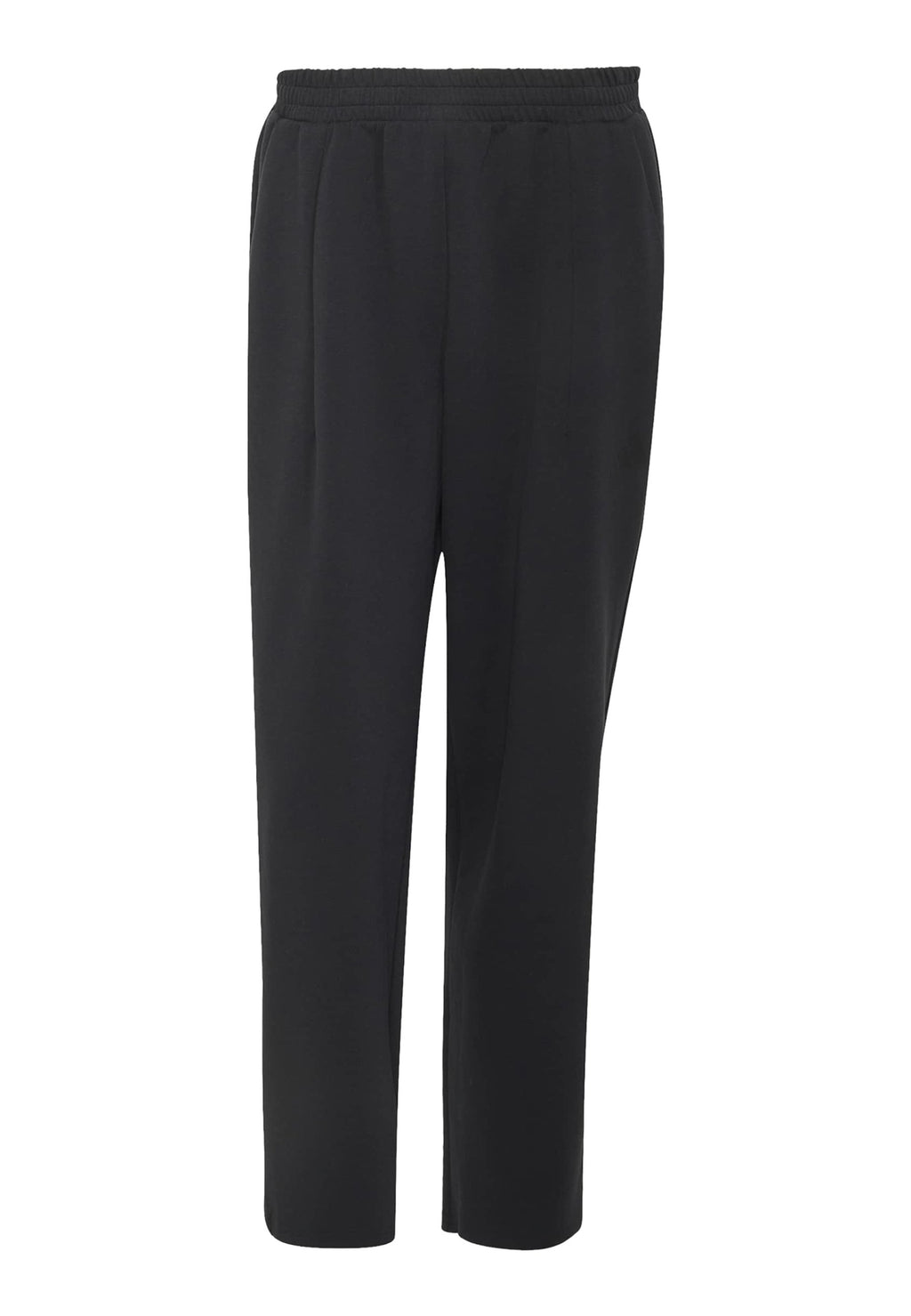 SOFT LUX STRAIGHT LEG PANTS - Tracksuit bottoms - black