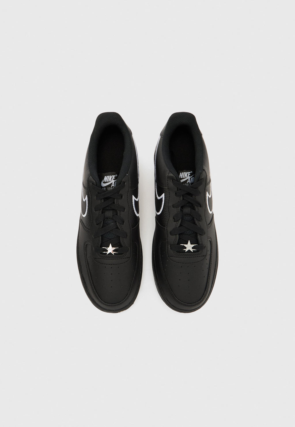 AIR FORCE 1 UNISEXE - Baskets - noir/blanc/argenté