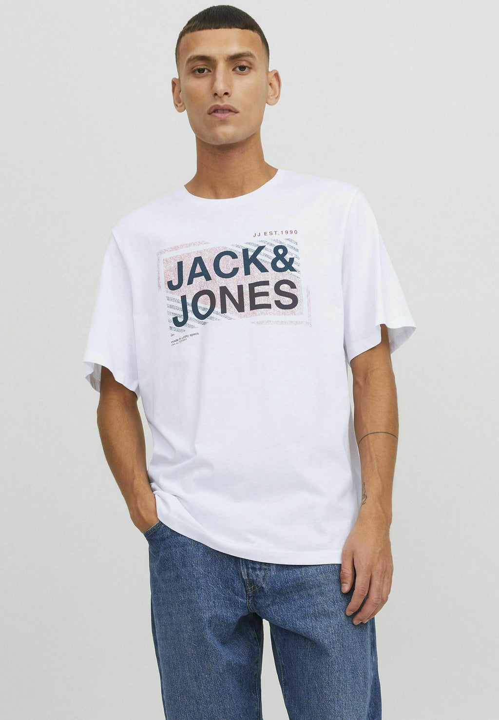 3-pack Printed - Print T-shirt - black