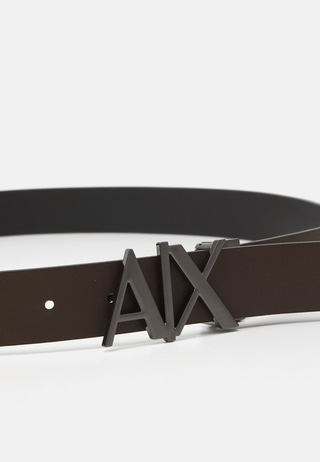 REVERSIBLE PLATE UNISEX - Belt - black/dark brown