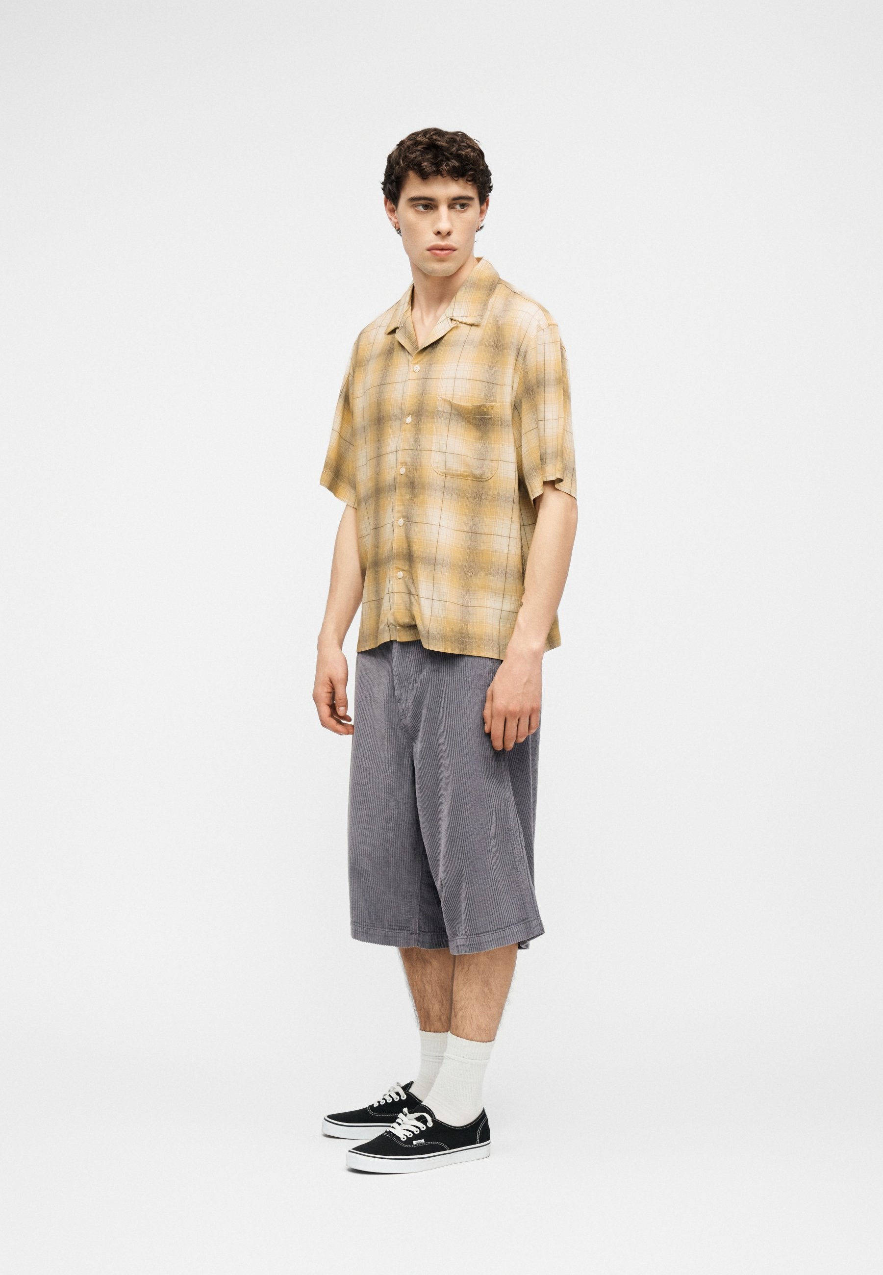 PLAID CAMP - Shirt - sesame/egret