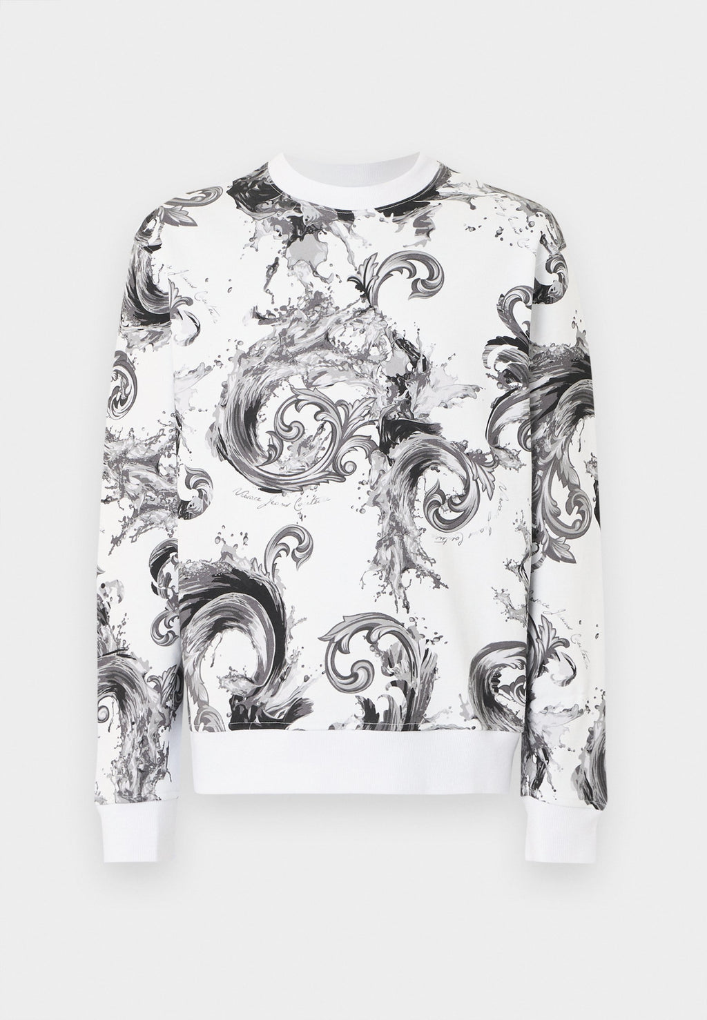ALL OVER - Sweat-shirt - blanc/graphite