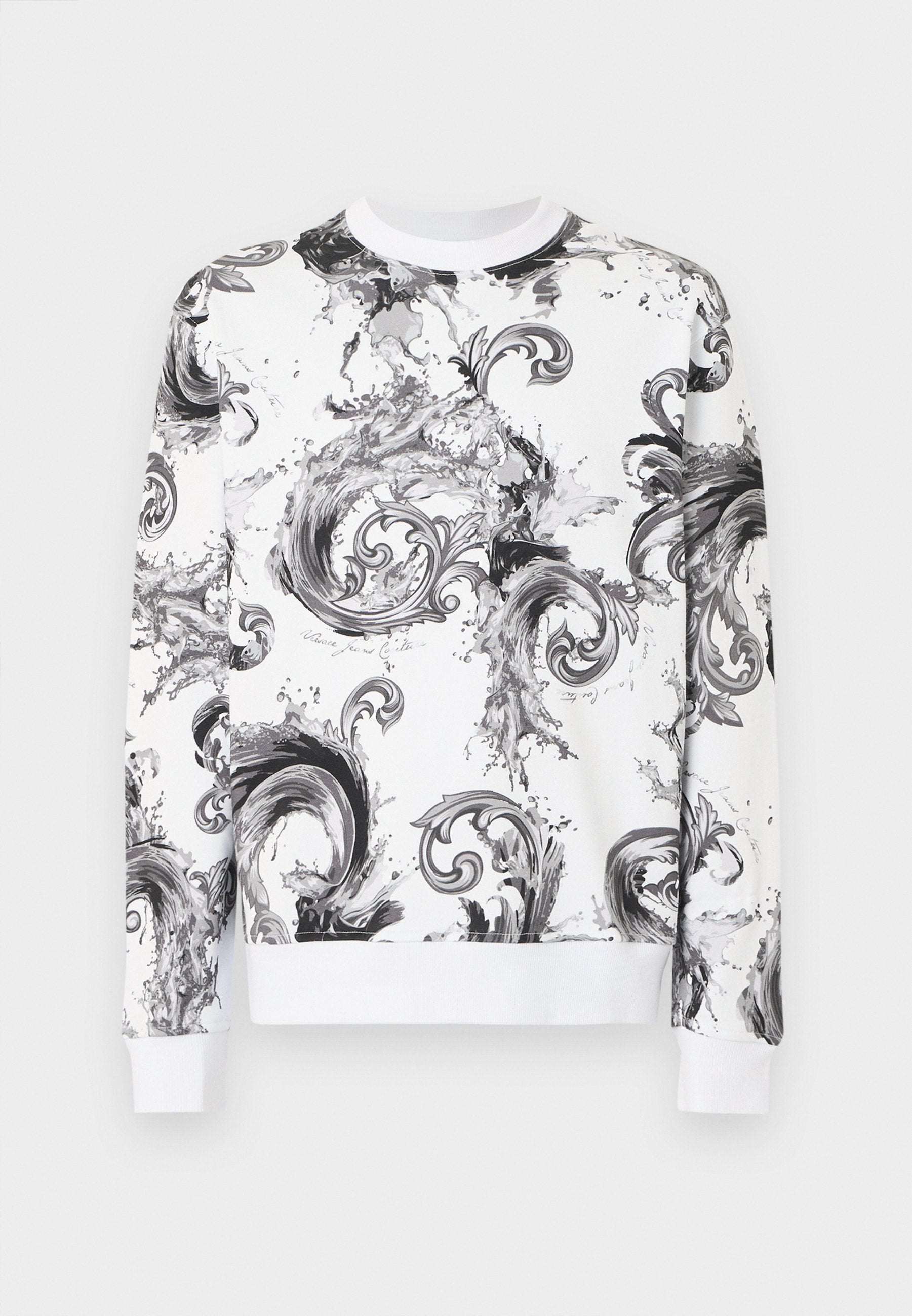 ALL OVER - Sweat-shirt - blanc/graphite