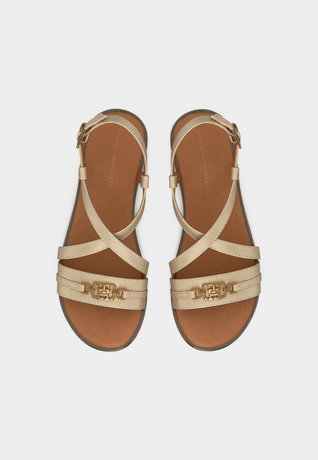 MARY - Sandals - platinum-coloured