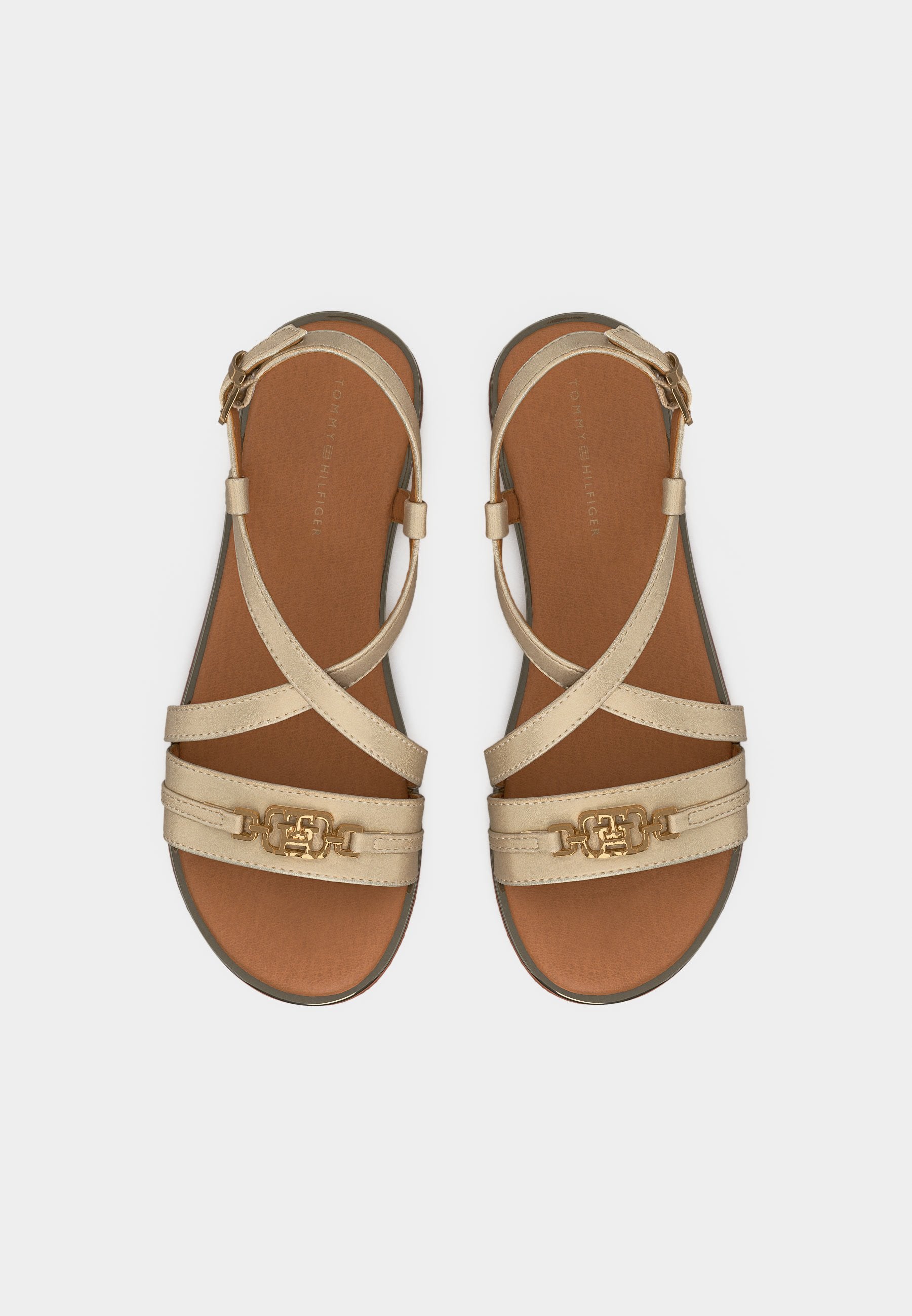 MARY - Sandals - platinum-coloured