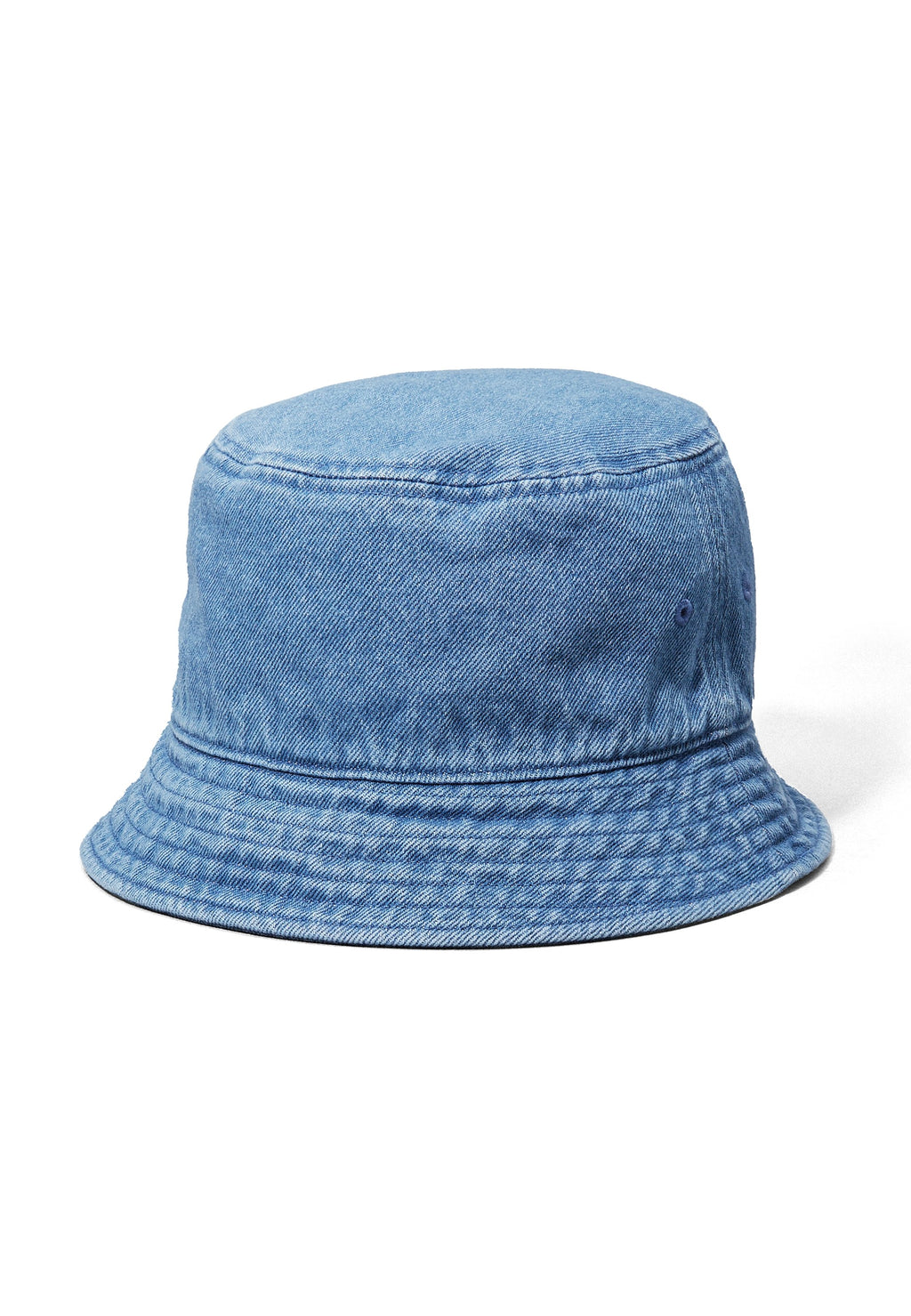 MONOLOGO EMBROIDERY DENIM BUCKET UNISEX - Hat - vintage denim