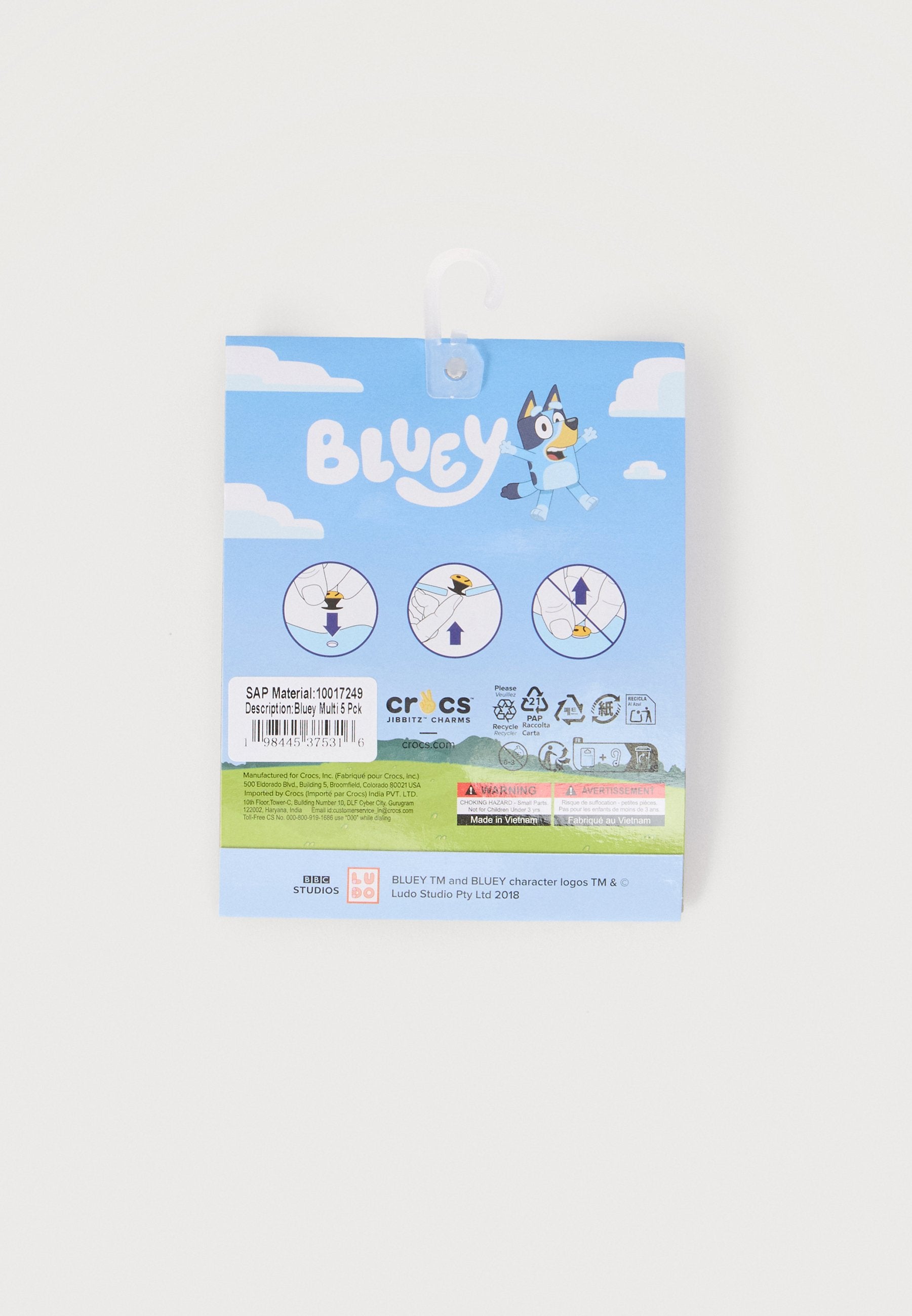 BLUEY UNISEX 5 PACK - Other accessories - multi-coloured