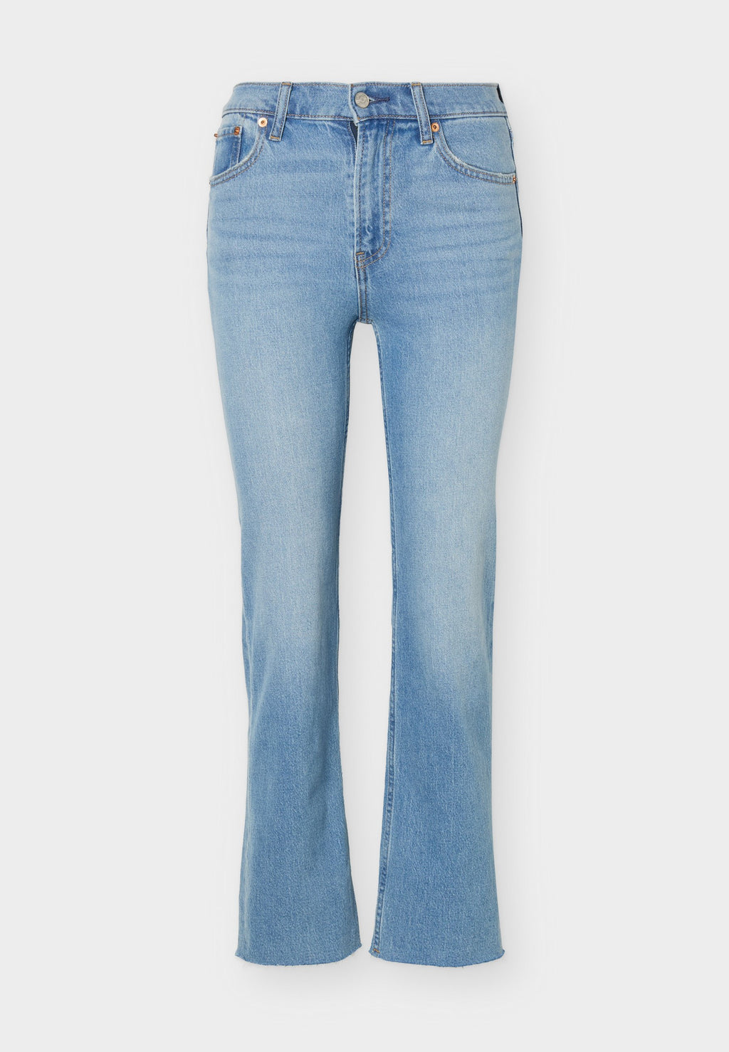 90S CROP - Straight leg jeans - medium indigo