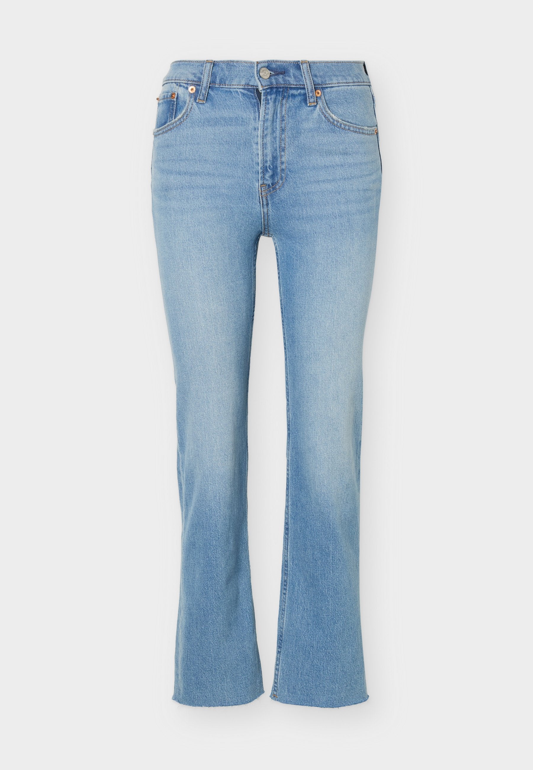90S CROP - Straight leg jeans - medium indigo