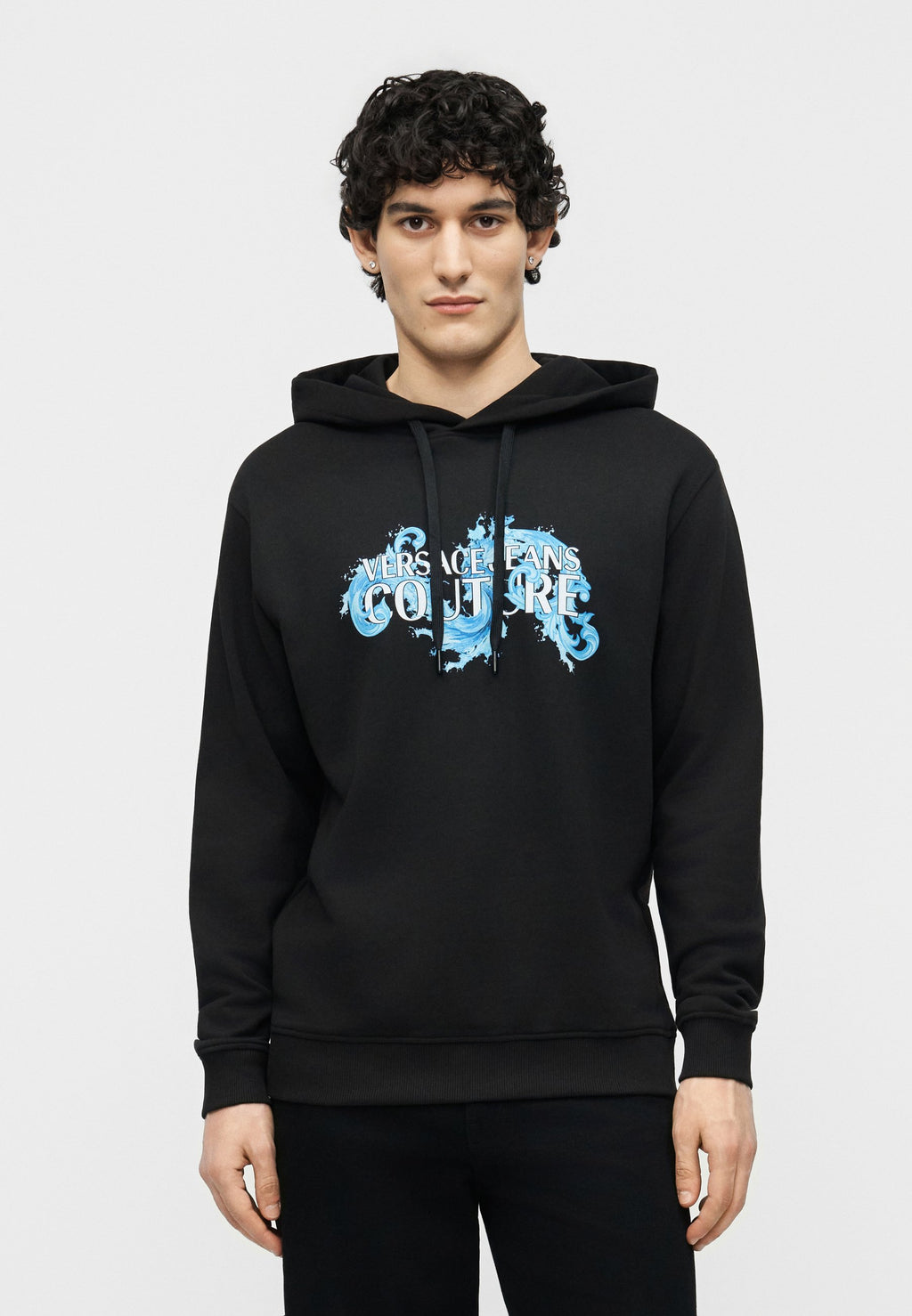 HOODIE BAROQUE WAVE - Hoodie - black