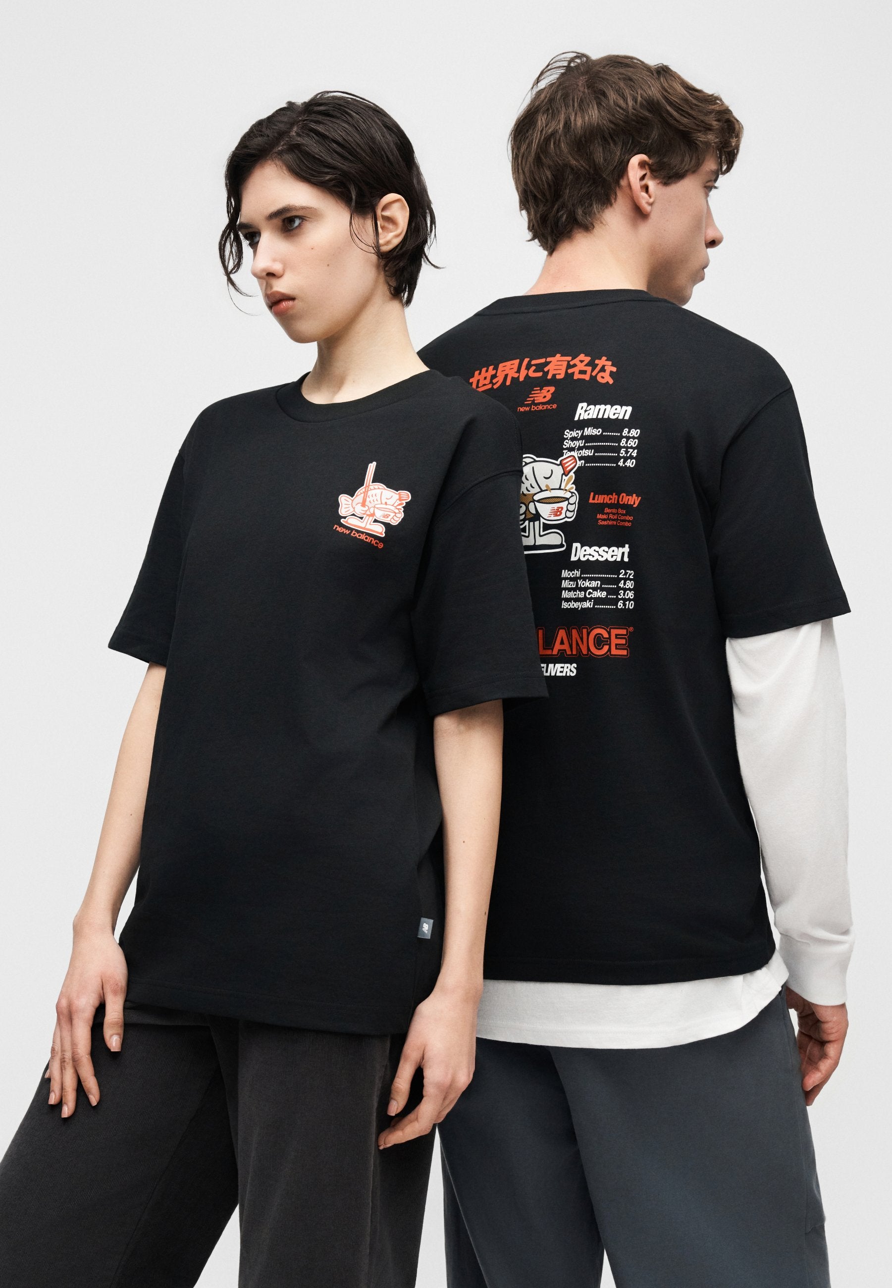 RAMEN UNISEX  - Print T-shirt - black