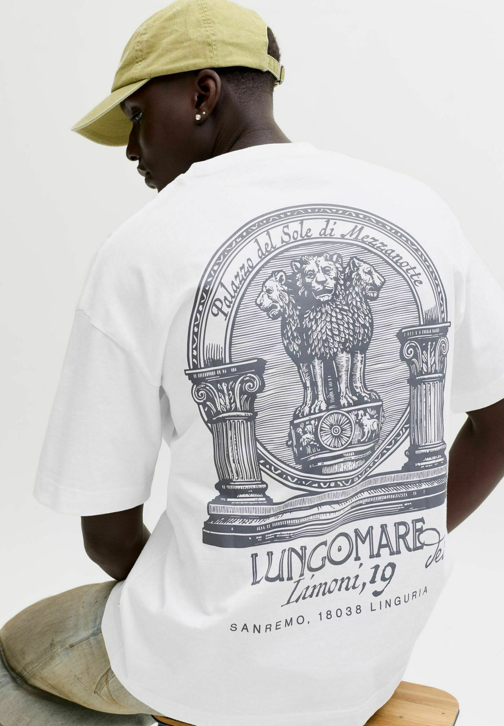 T- - Print T-shirt - bright white