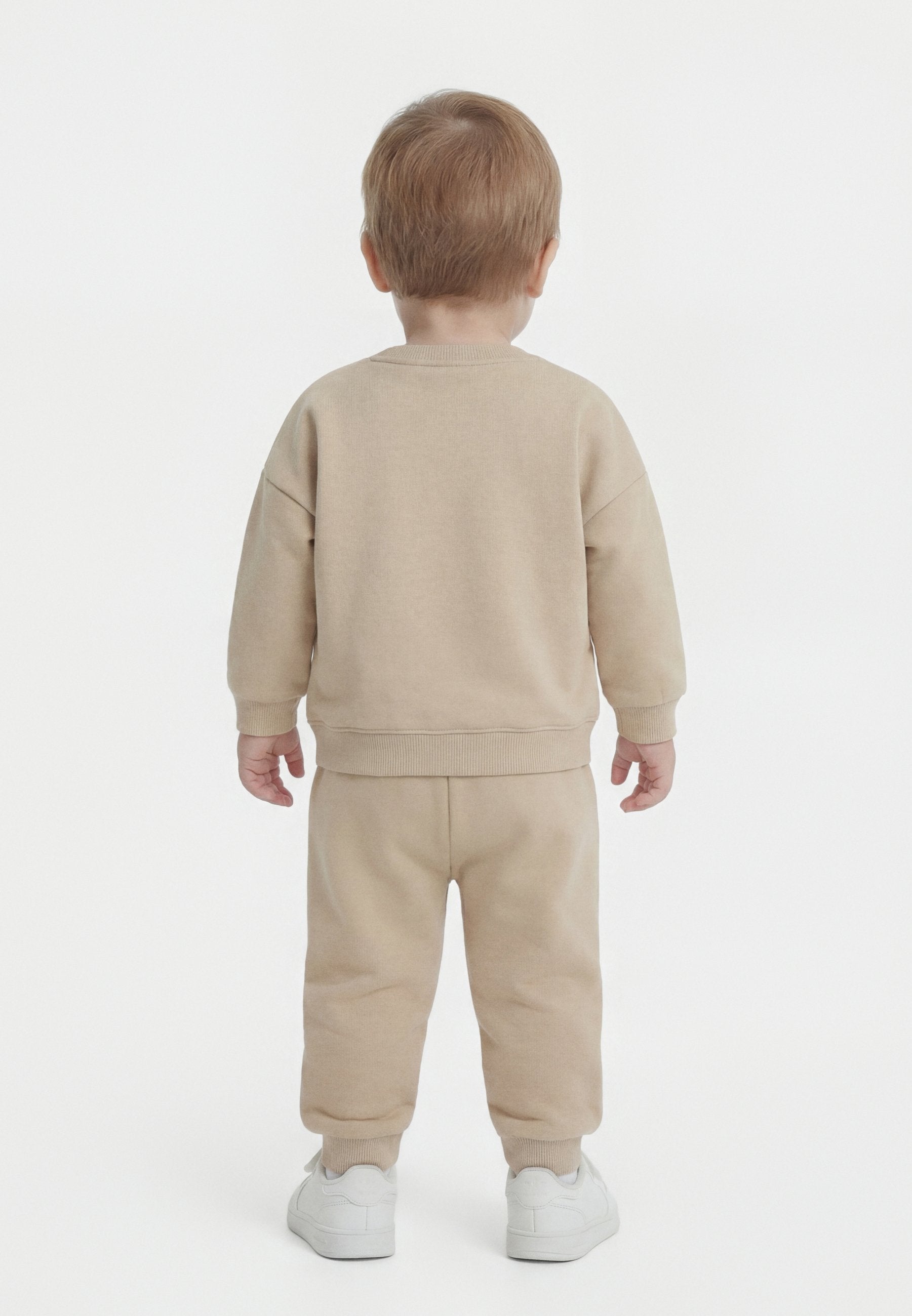CREW JOG SET-INFANT - Sweatshirt - khaki three