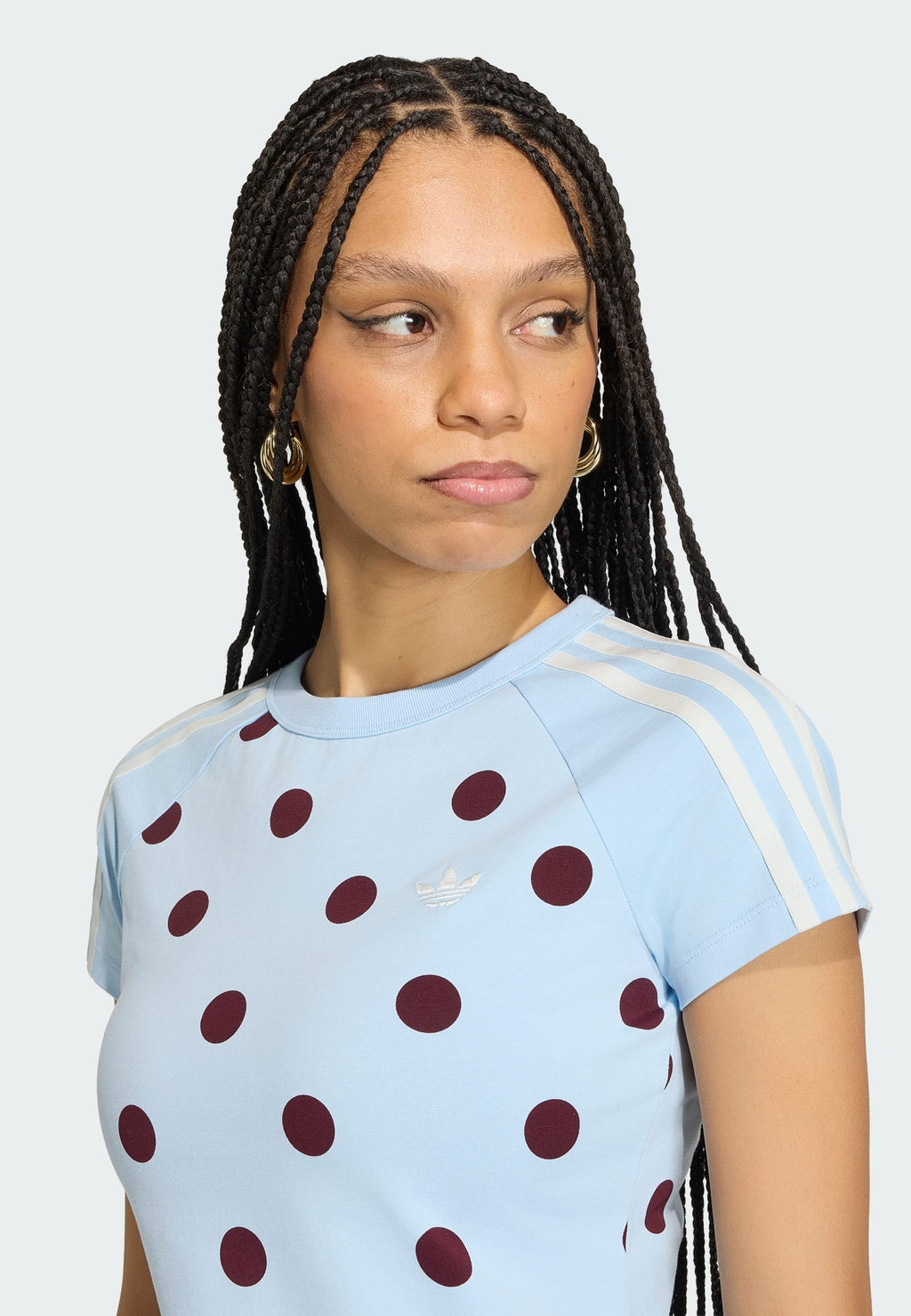 POLKA DOT CALI TEE - Print T-shirt - clear sky