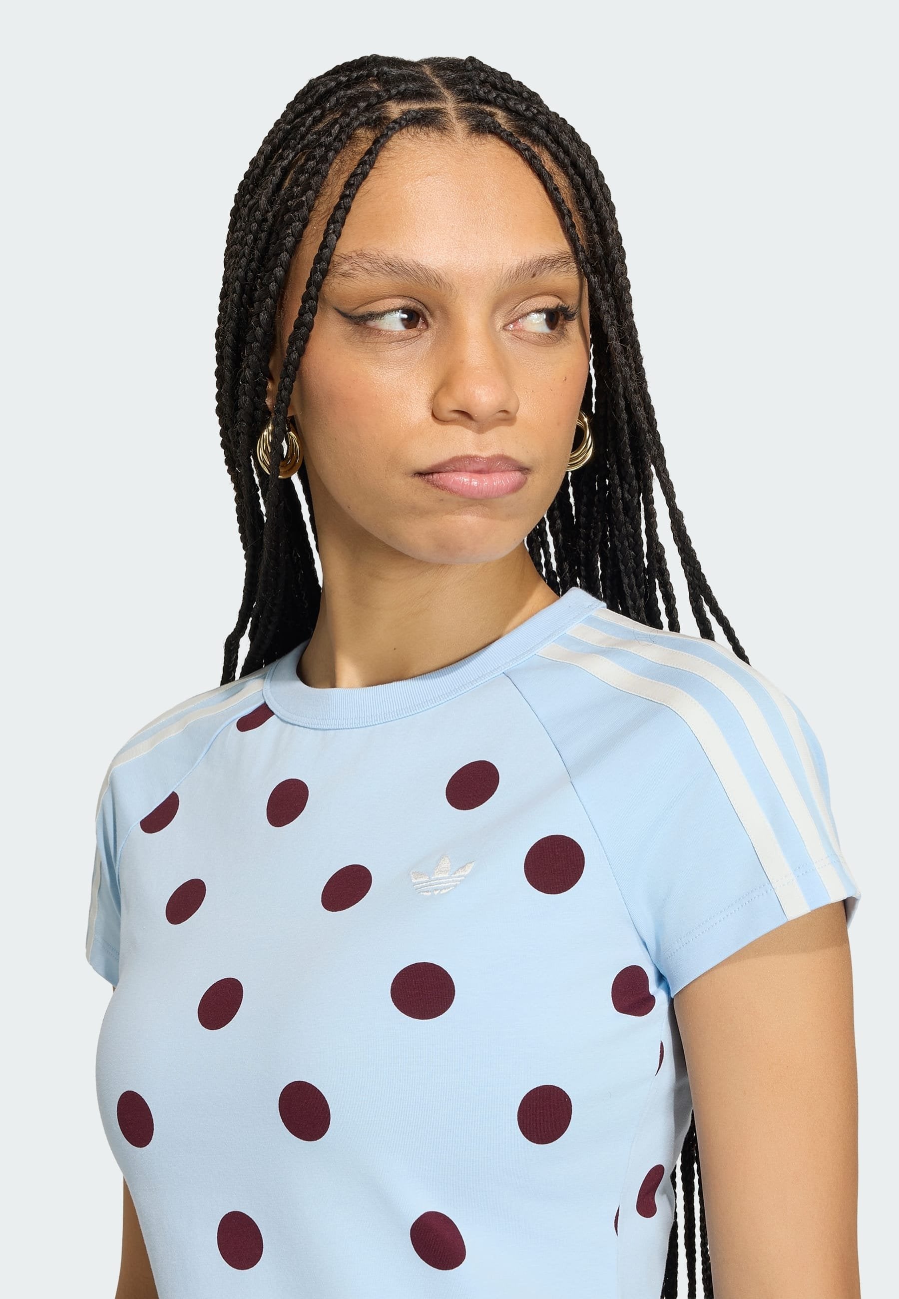 POLKA DOT CALI TEE - Print T-shirt - clear sky