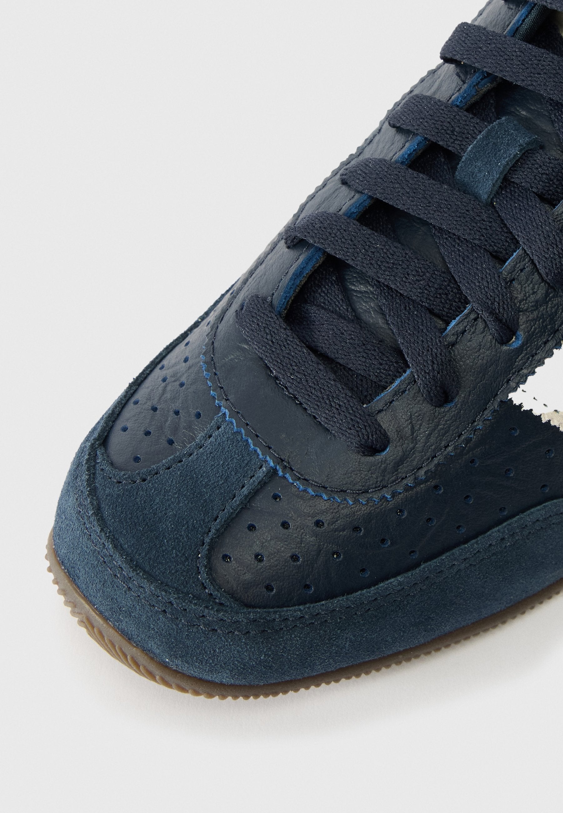 JAPAN W - Baskets - bleu marine nuit/blanc crème/couleur or