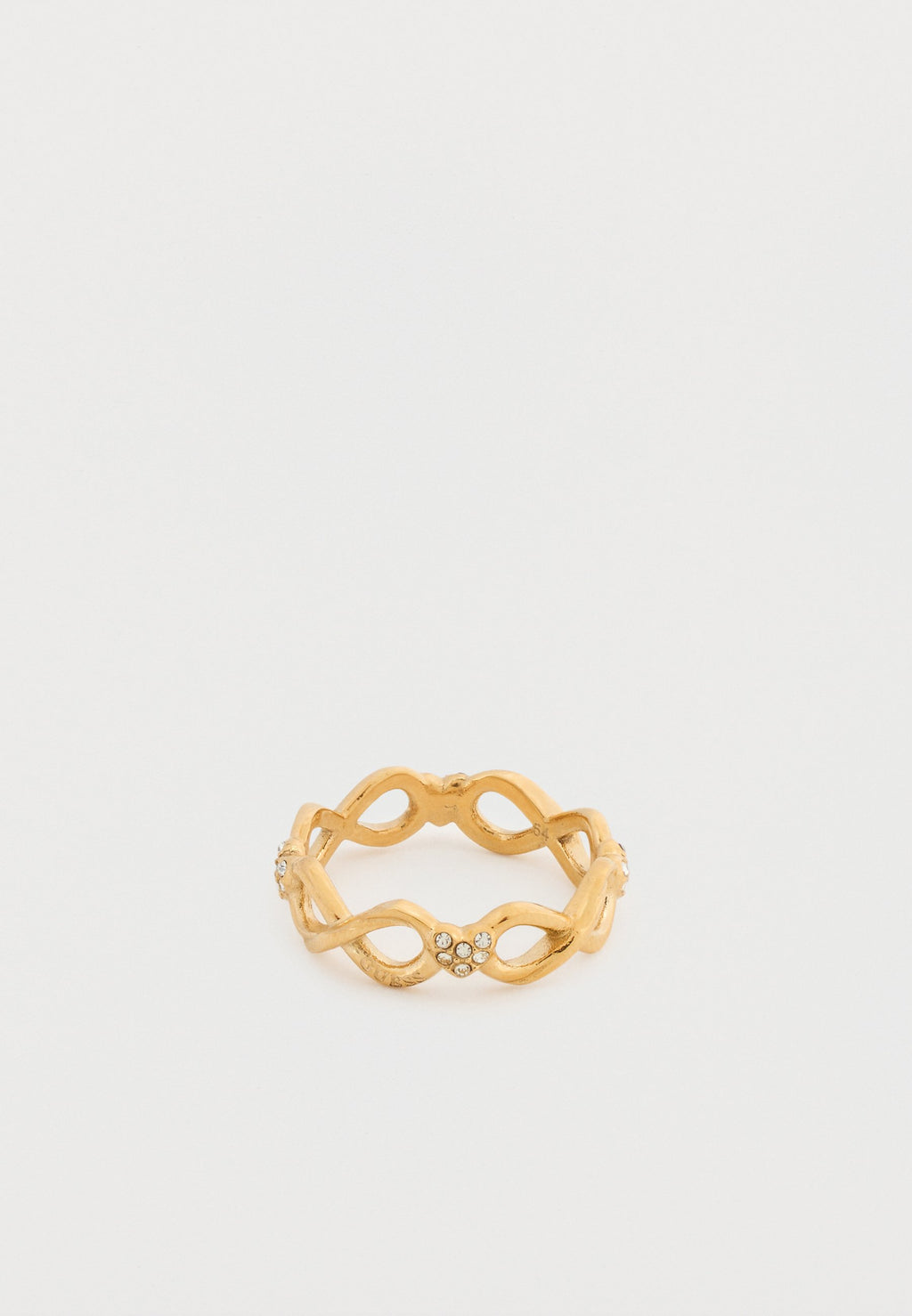 INFINITY RING - Ring - yellow gold-coloured