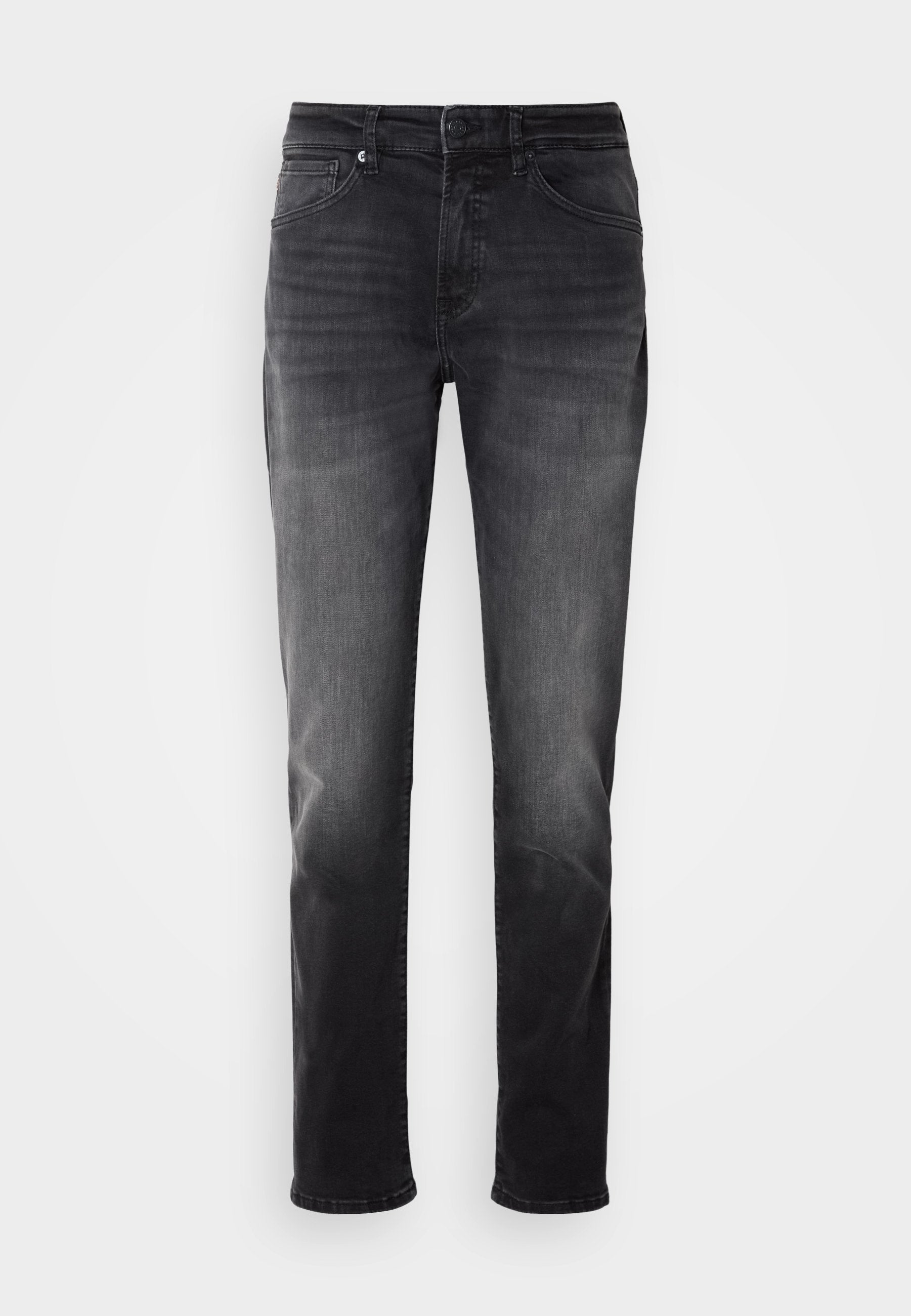Straight leg jeans - black