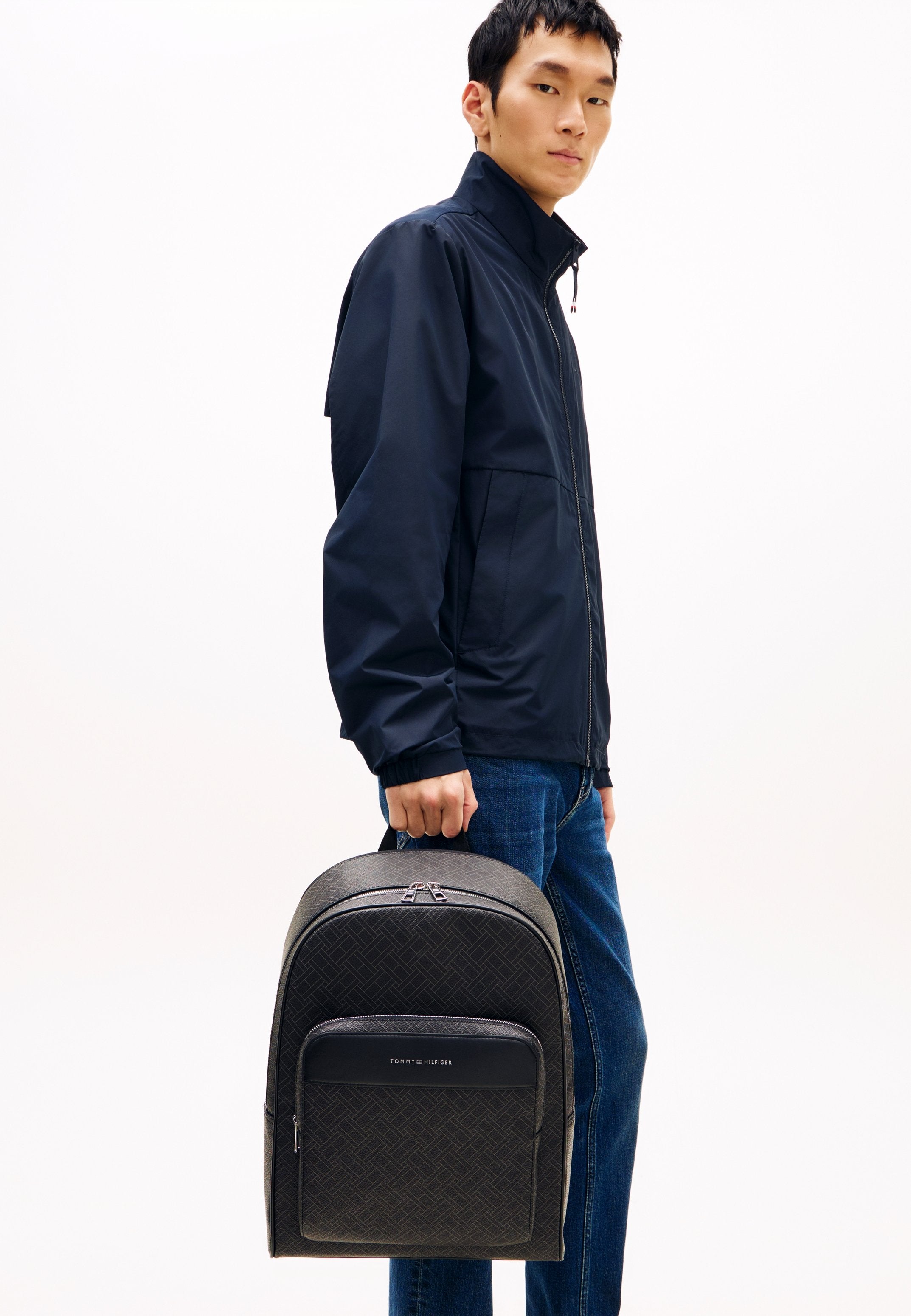 FLAG MONOGRAM - Rucksack - black