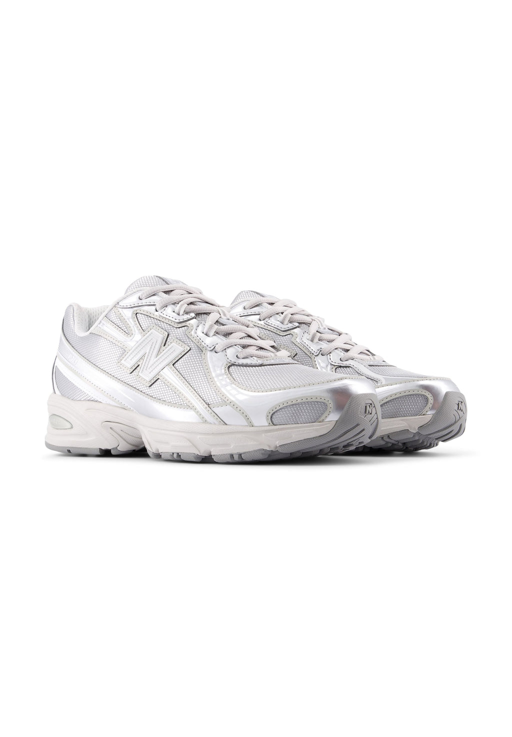 Trainers - metallic silver metallic silver