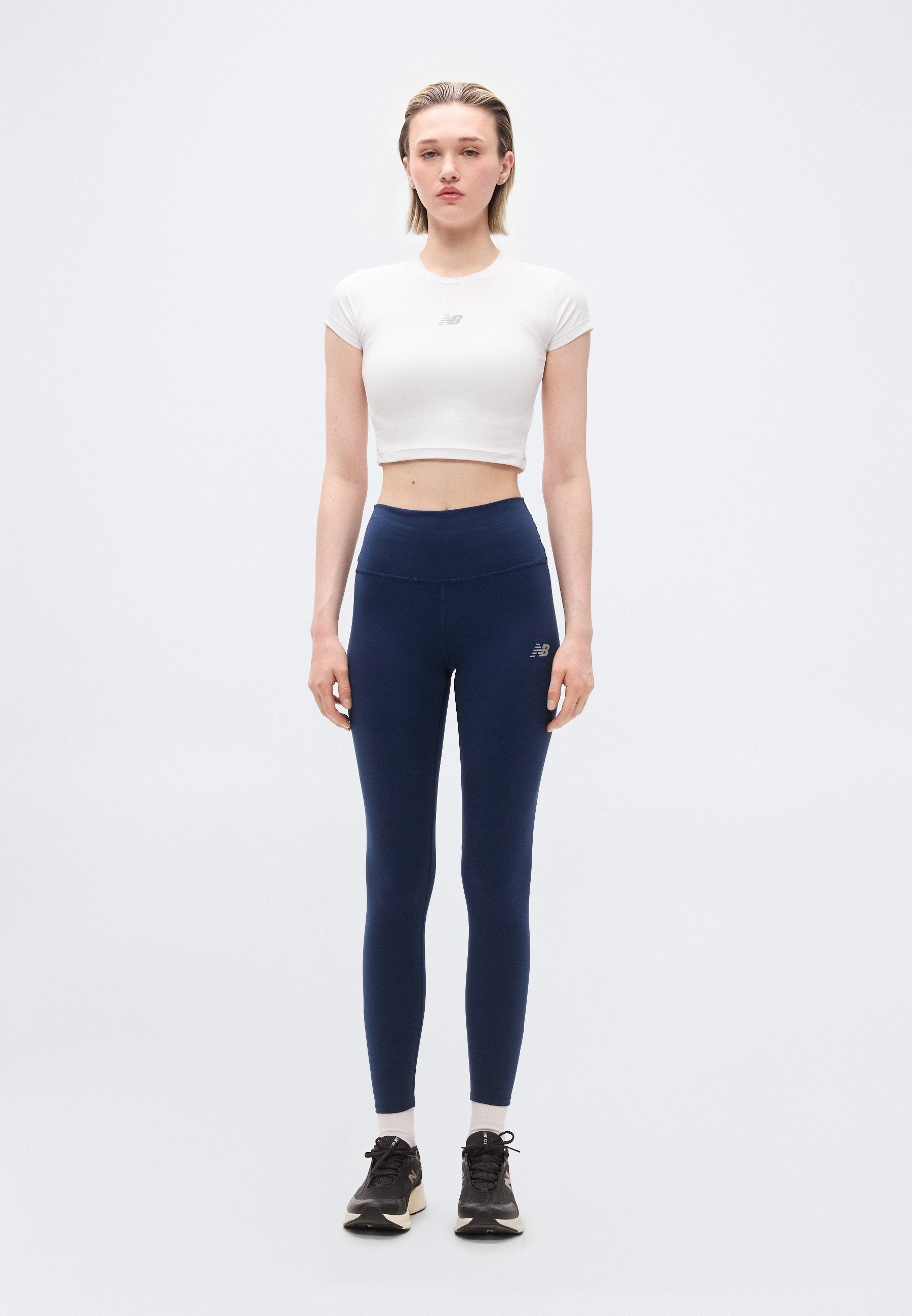 HARMONY FITTED - Basic T-shirt - white