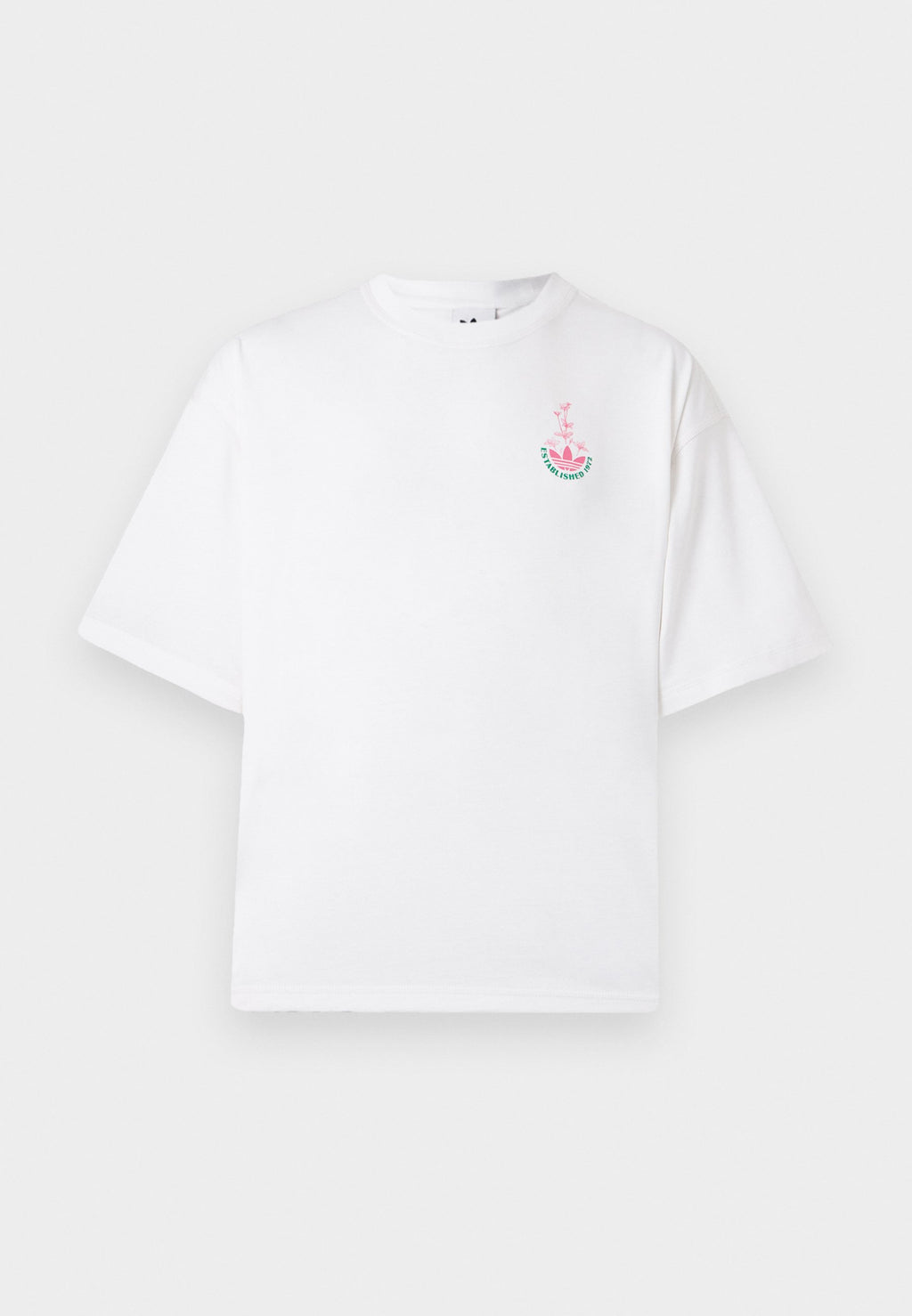 BOTANICAL GRAPHIC OVERSIZED TEE UNISEX - Print T-shirt - white