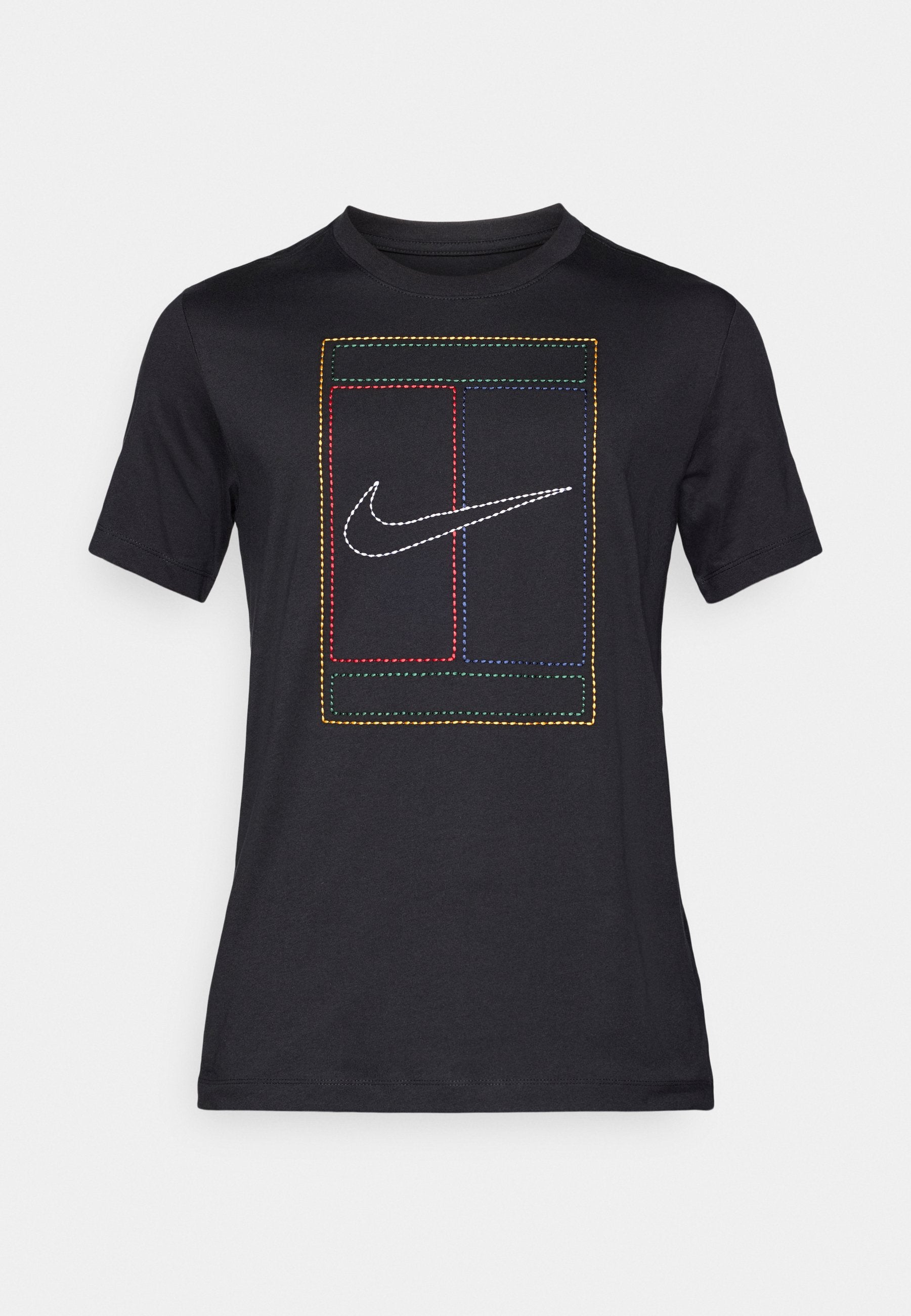 NIKECOURT TEE HERITAGE - Print T-shirt - black