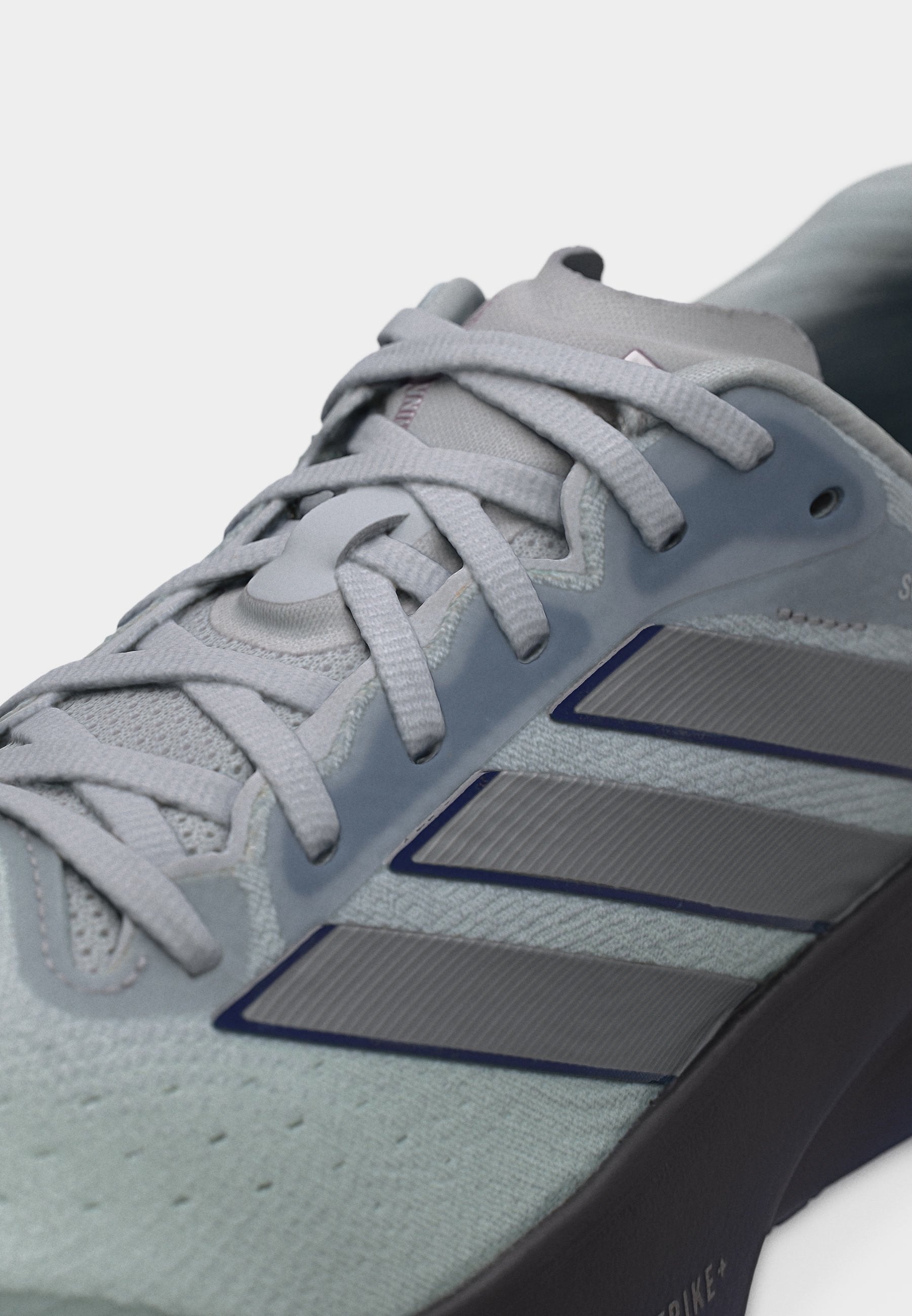 SUPERNOVA RISE 3 M - Road running shoes - silver-coloured/iron metallic/tech indigo