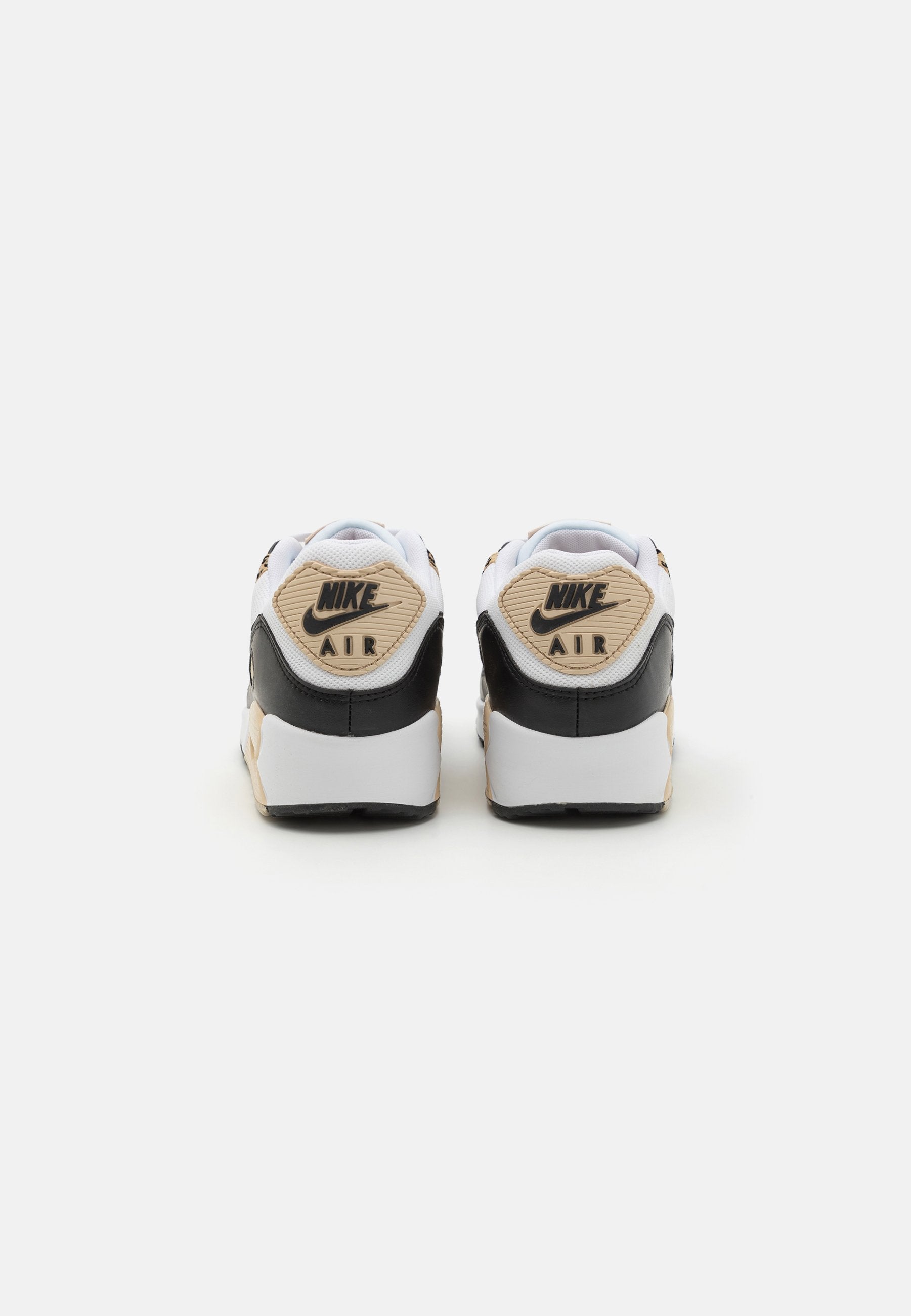 AIR MAX 90 PRINT - أحذية رياضية - أبيض/أسود/رمال/هيمب