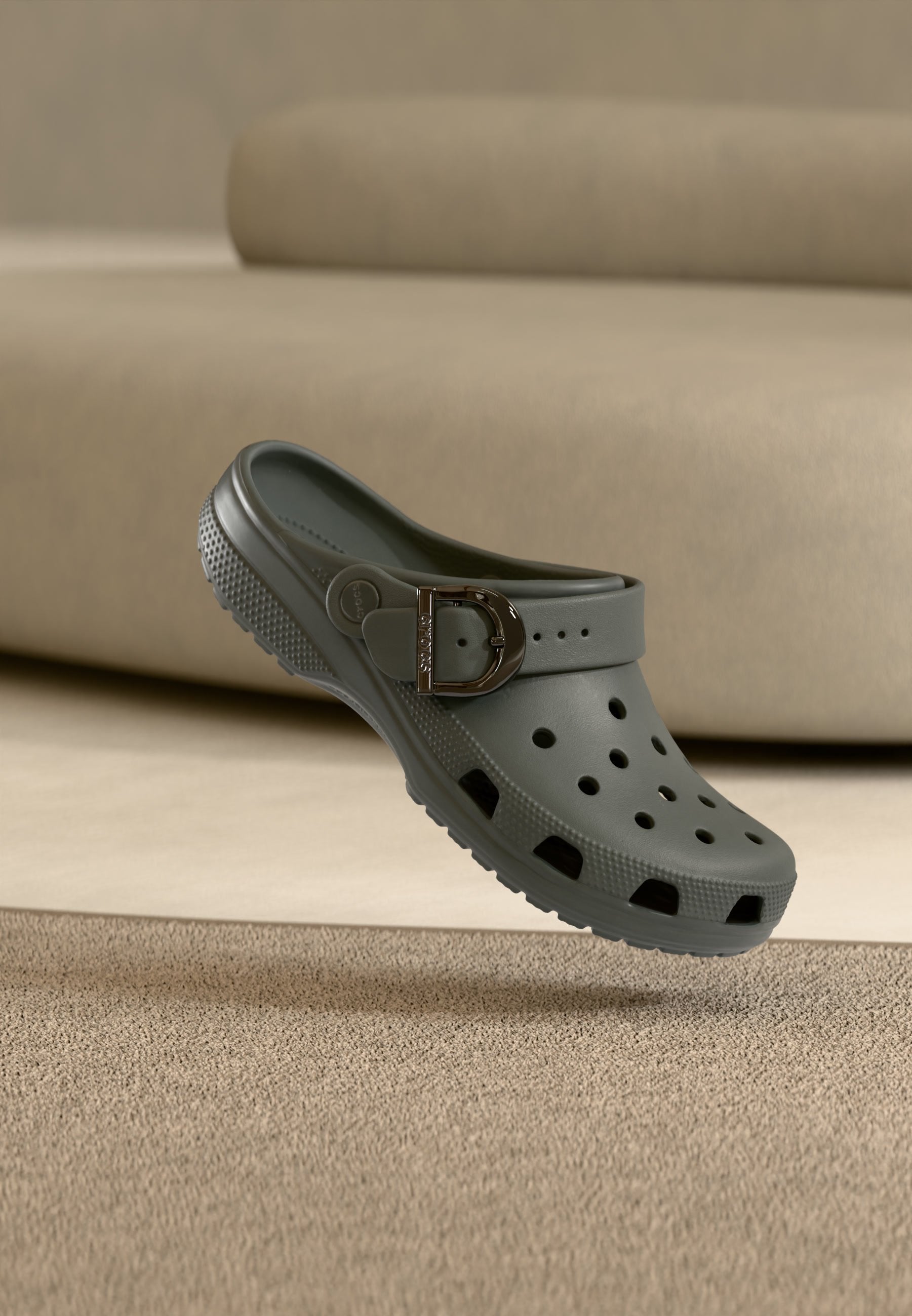 CLASSIC BUCKLE UNISEX - Mules - carbon