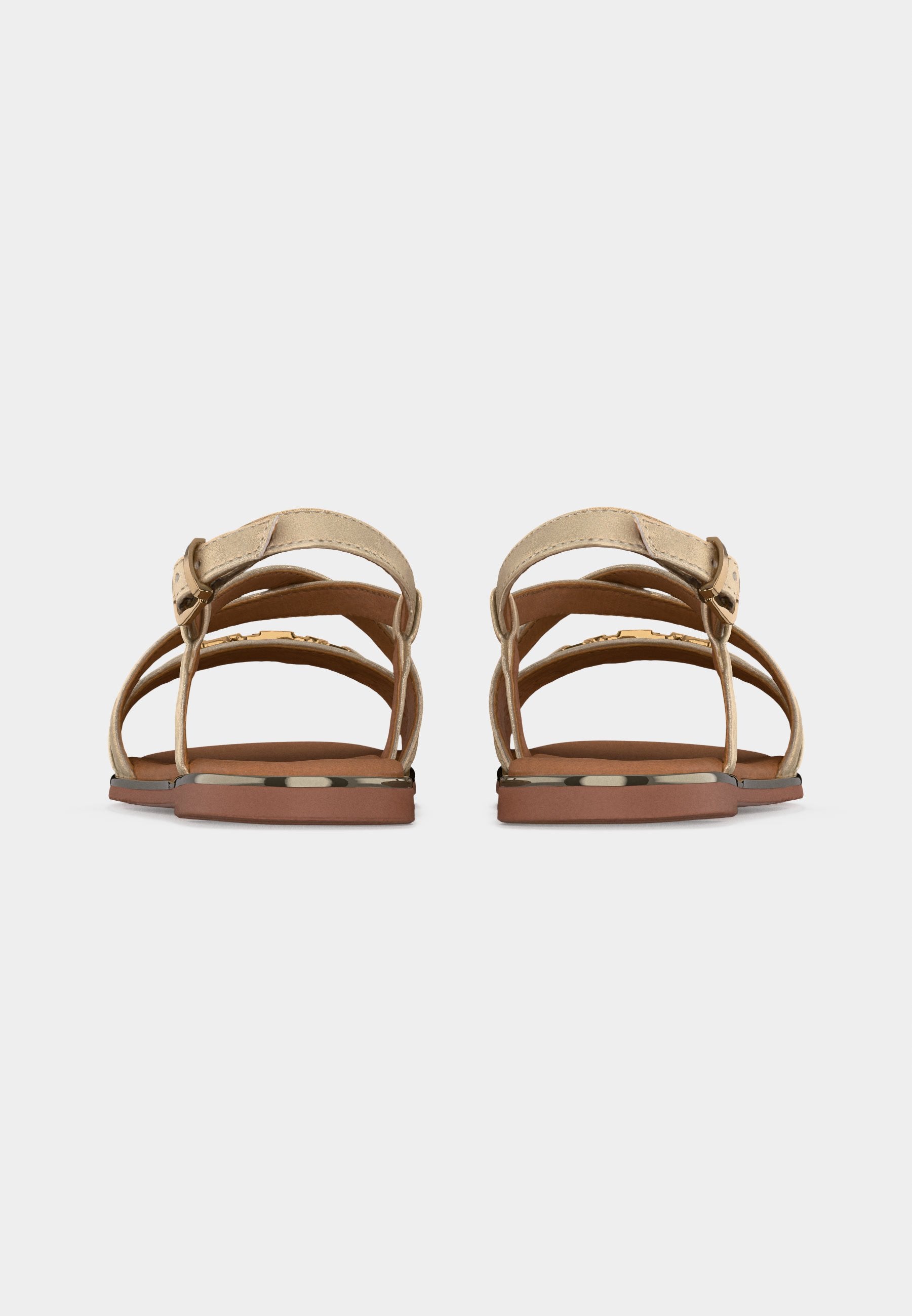 MARY - Sandals - platinum-coloured
