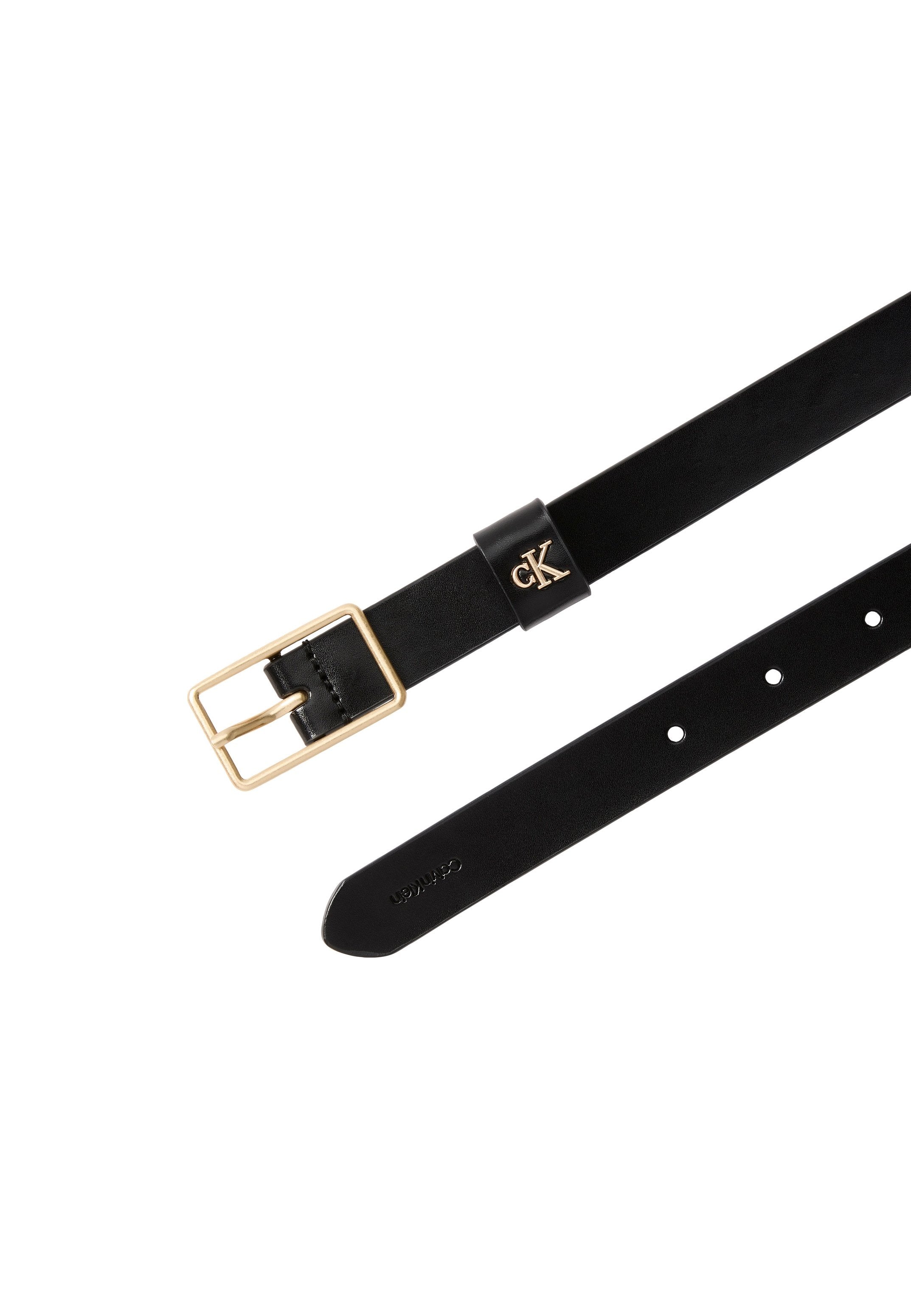 CLASSIC BUCKLE - Belt - black/antique light gold-coloured