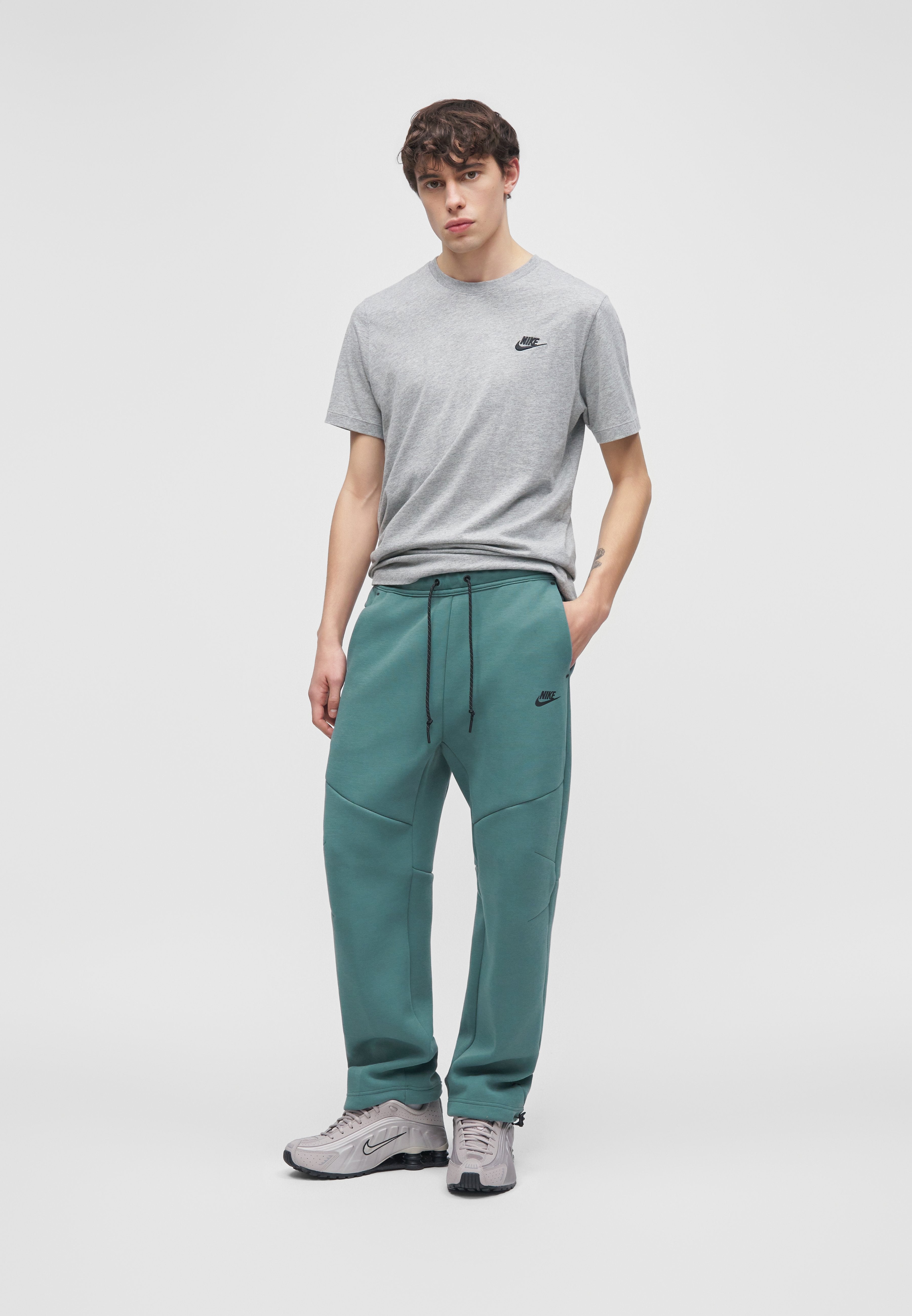 PANT - Tracksuit bottoms - mineral slate/black