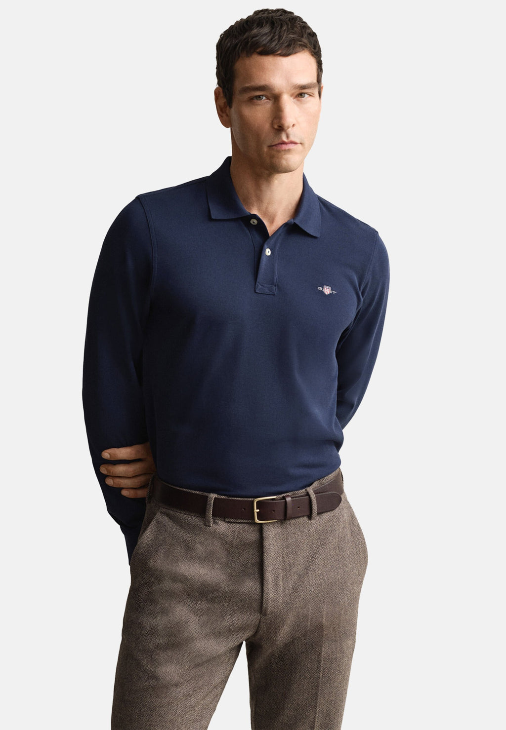 SHIELD RUGGER - Long sleeved top - evening blue
